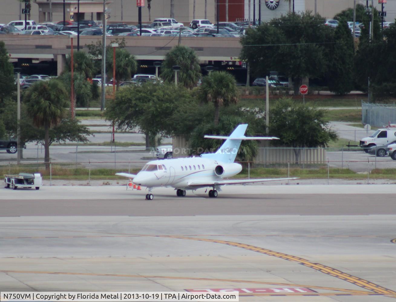 N750VM, 2010 Hawker Beechcraft 750 C/N HB-69, Hawker 750