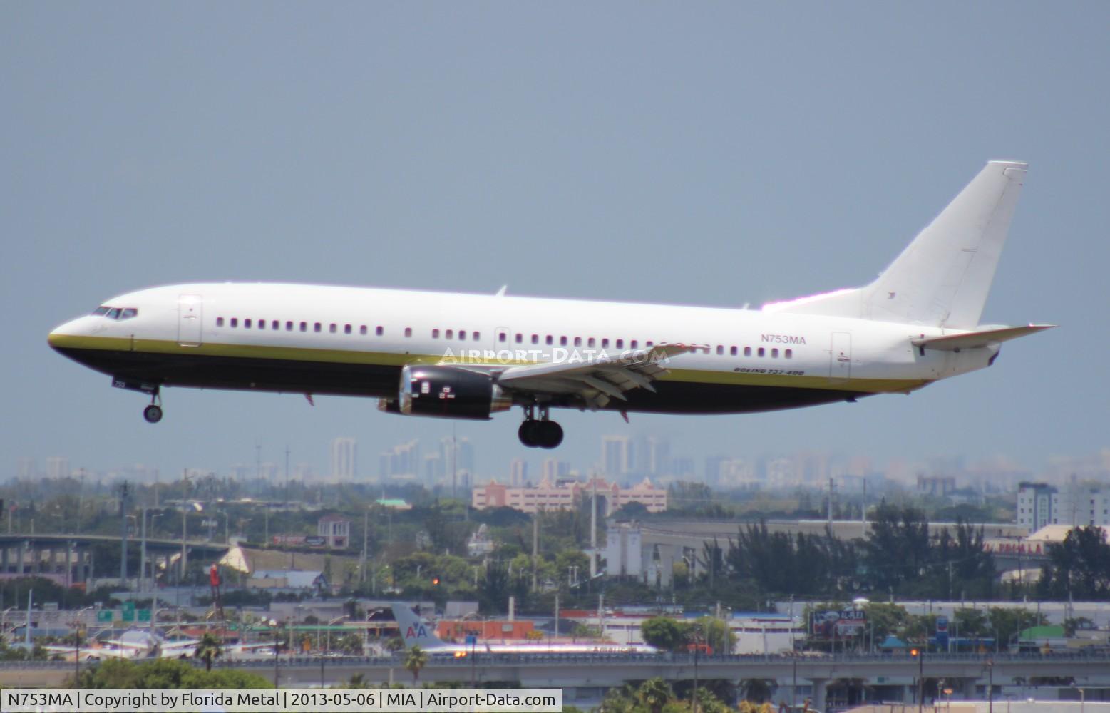 N753MA, 1997 Boeing 737-48E C/N 28053, Miami 737-400