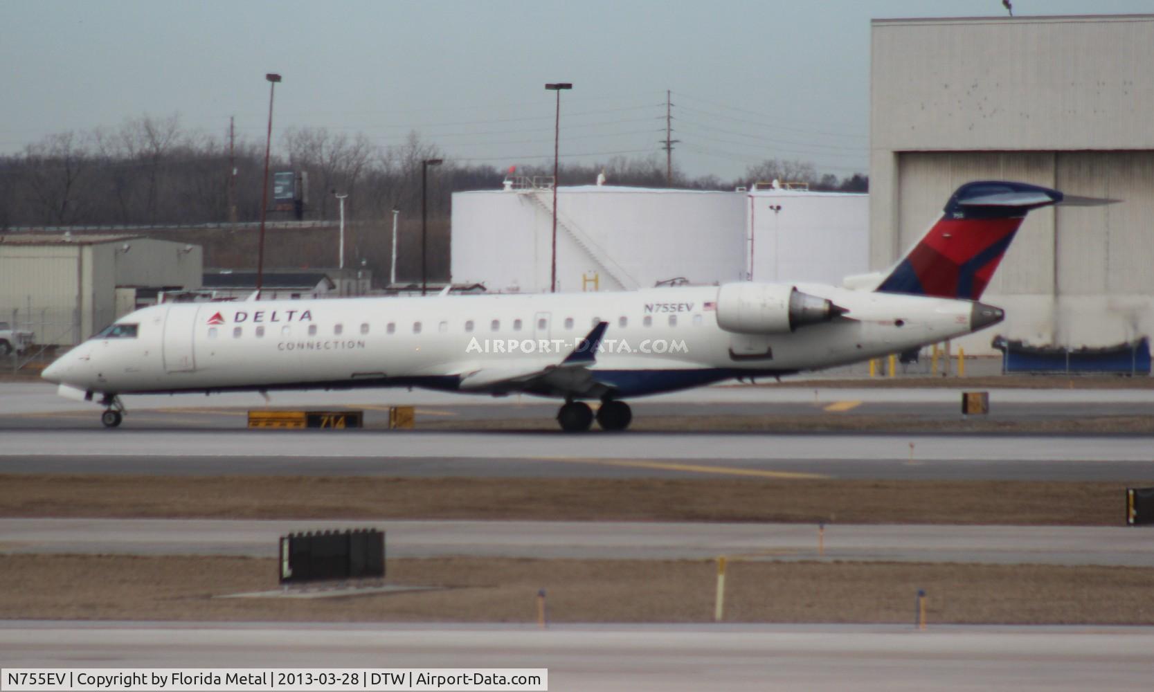 N755EV, Bombardier CRJ-701 (CL-600-2C10) Regional Jet C/N 10185, ASA CRJ-700