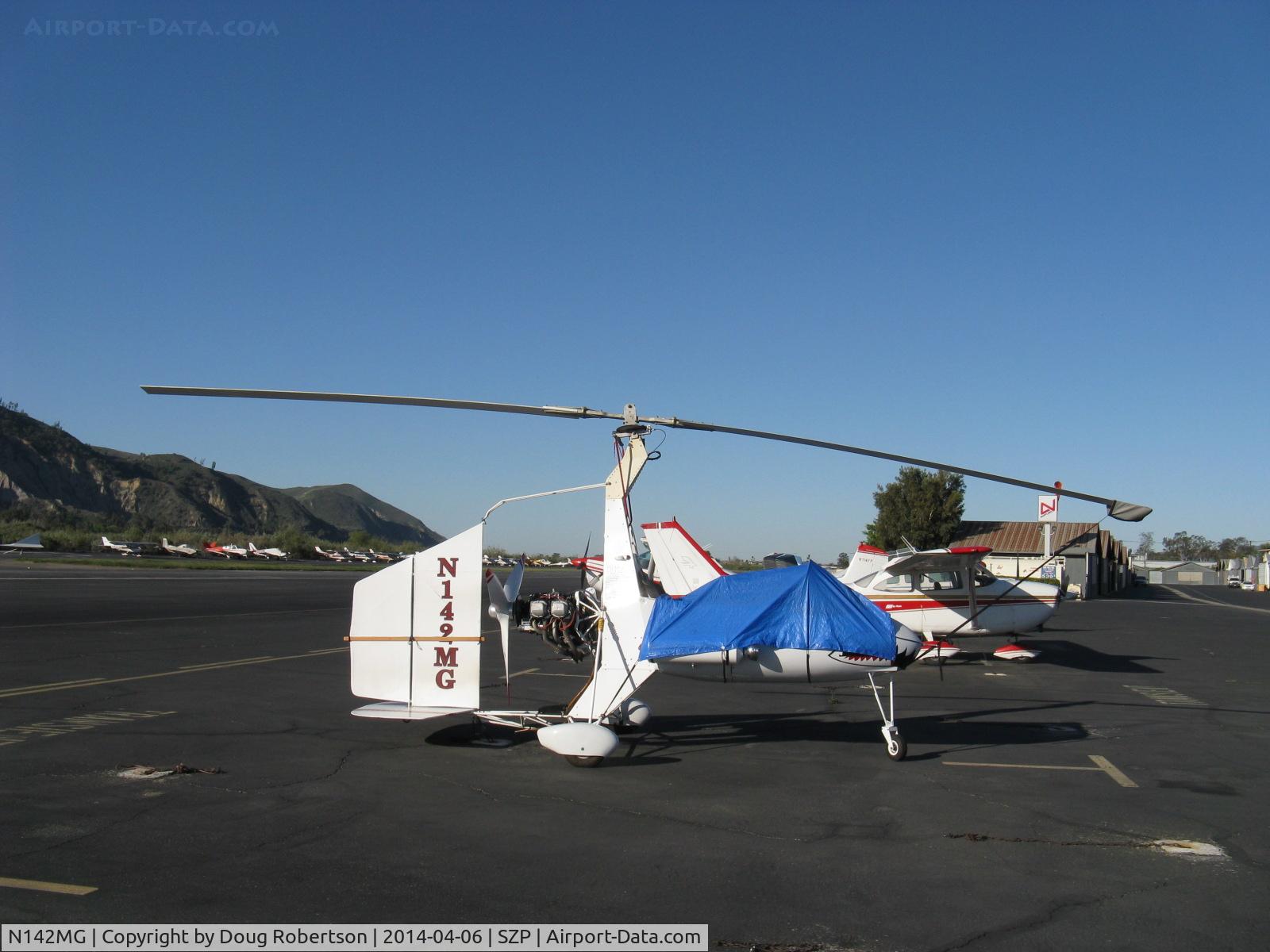 N142MG, 1999 Givans Mark E Predator C/N 1, 1999 Givans PREDATOR powered Autogyro one-off, Lycoming O-320-B1A 160 Hp pusher