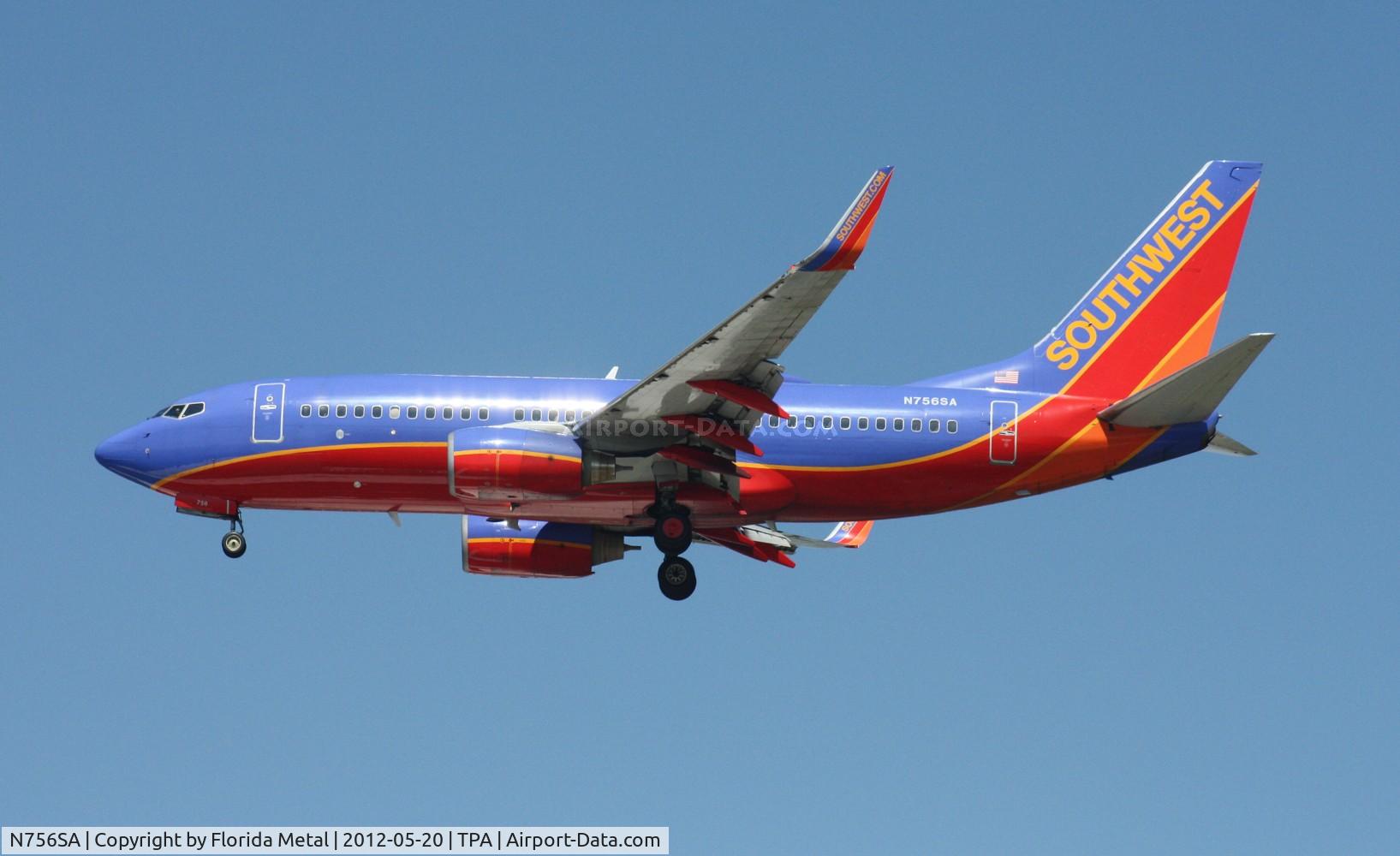 N756SA, 1999 Boeing 737-7H4 C/N 27872, Southwest 737-700