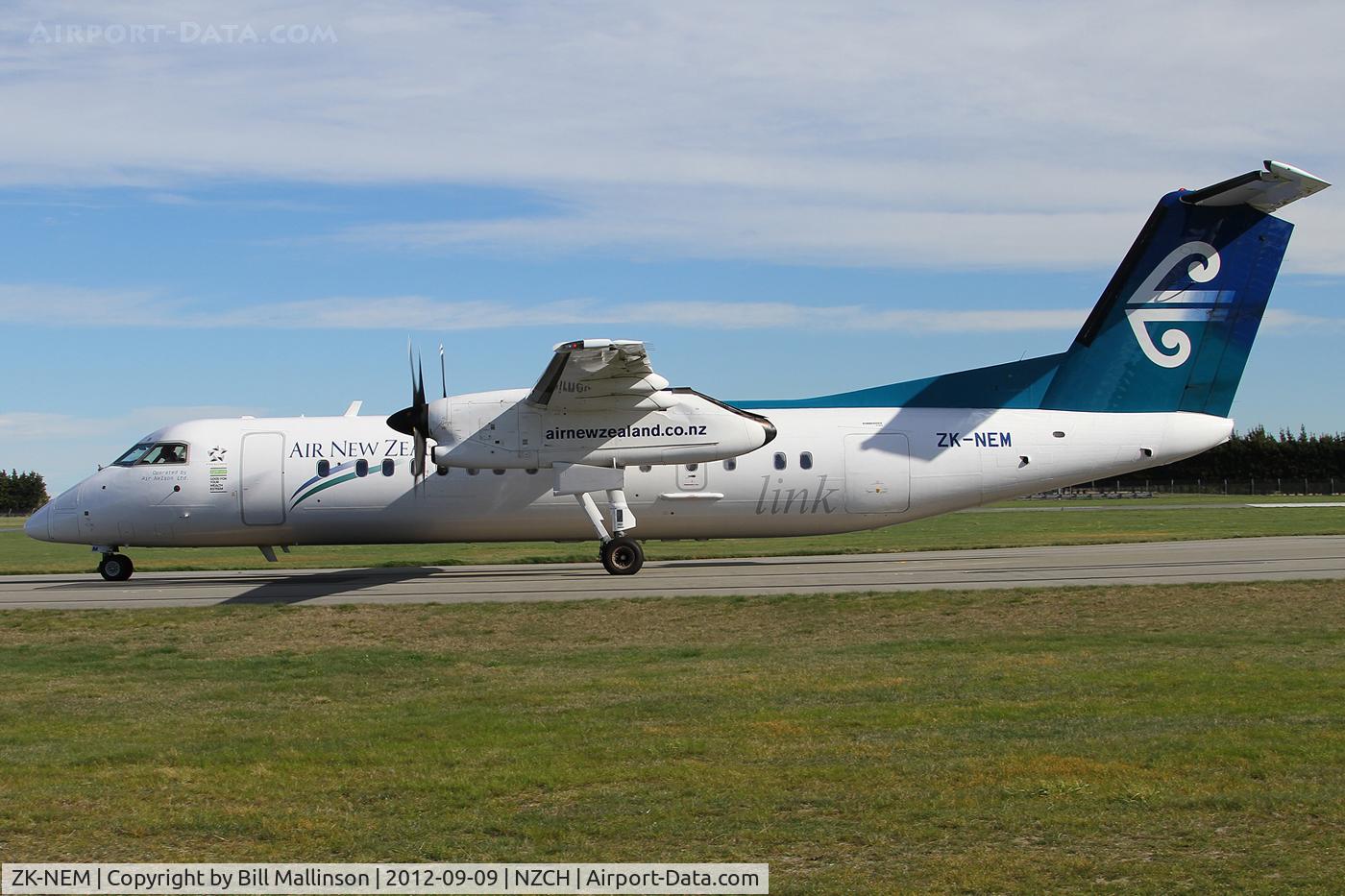 ZK-NEM, 2006 De Havilland Canada DHC-8-311 Dash 8 C/N 630, taxiing to 29