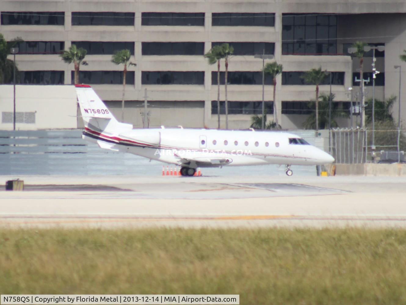N758QS, 2007 Israel Aircraft Industries Gulfstream 200 C/N 178, Net Jets G200