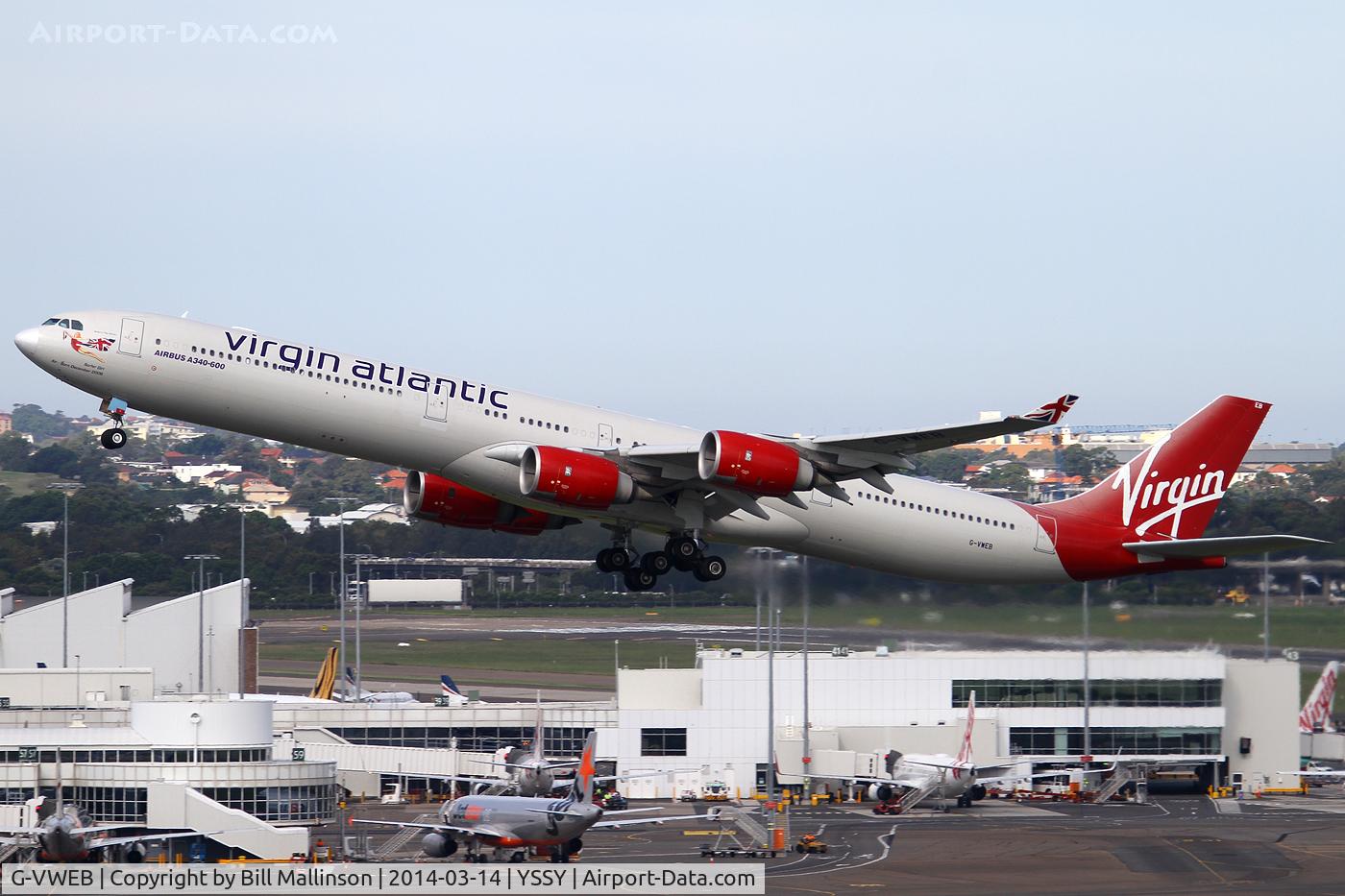 G-VWEB, 2006 Airbus A340-642 C/N 787, away to HKG then LHR