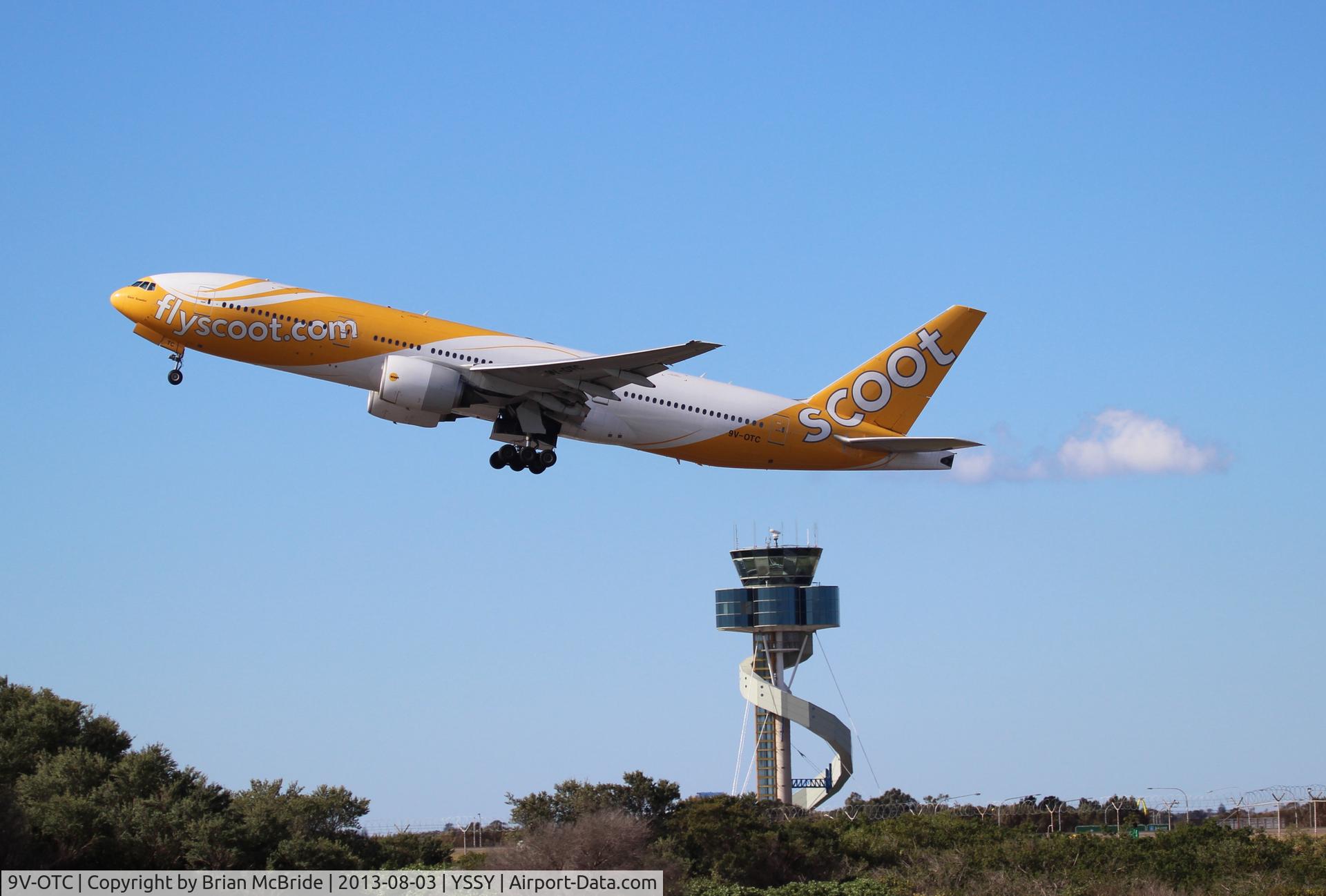 9V-OTC, 1997 Boeing 777-212/ER C/N 28509, Scoot. 777-212ER. 9V-OTC cn 28509 86. Sydney - Kingsford Smith International (Mascot) (SYD YSSY). Image © Brian McBride. 03 August 2013