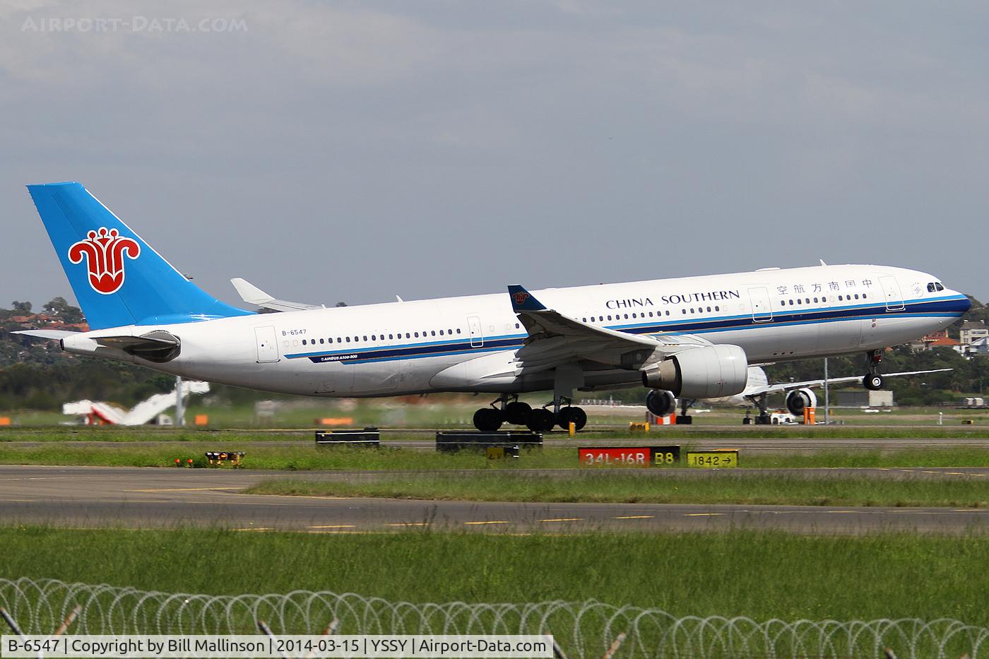 B-6547, 2012 Airbus A330-223 C/N 1309, away from 34L