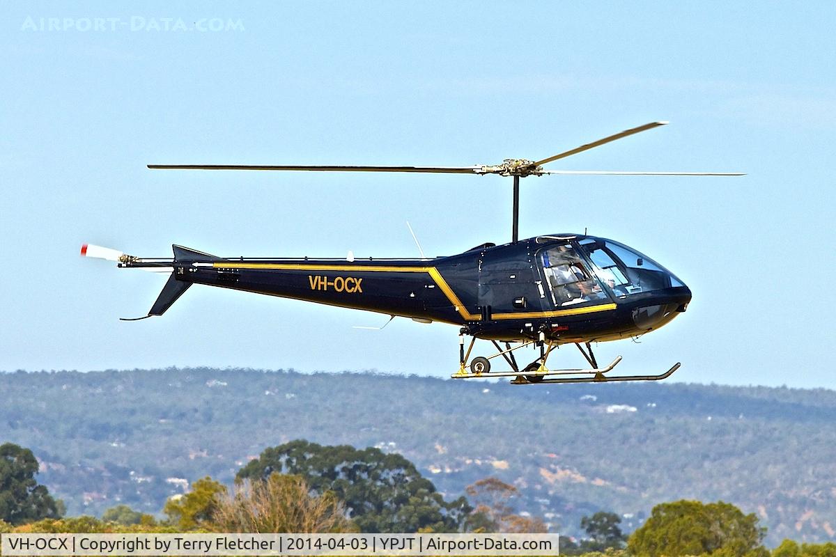 VH-OCX, 1977 Enstrom 280C Shark C/N 1119, At Perth Jandakot Airport
