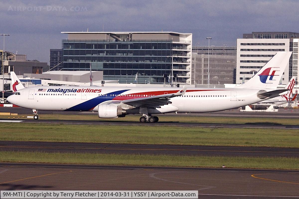 9M-MTI, 2012 Airbus A330-323(X) C/N 1337, 2012 Airbus A330-323(X), c/n: 1337 at Sydney