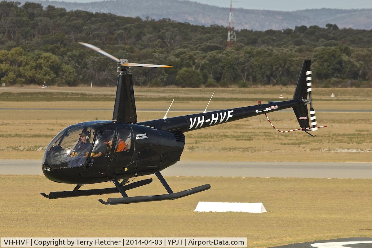 VH-HVF, 2005 Robinson R44 II C/N 10857, 2005 Robinson R44 II, c/n: 10857 at Jandakot