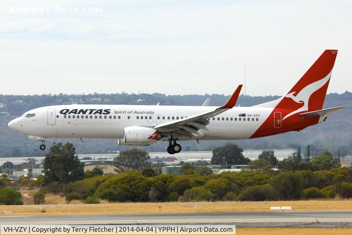 VH-VZY, 2012 Boeing 737-838 C/N 39363, 2012 Boeing 737-838, c/n: 39363 at Perth