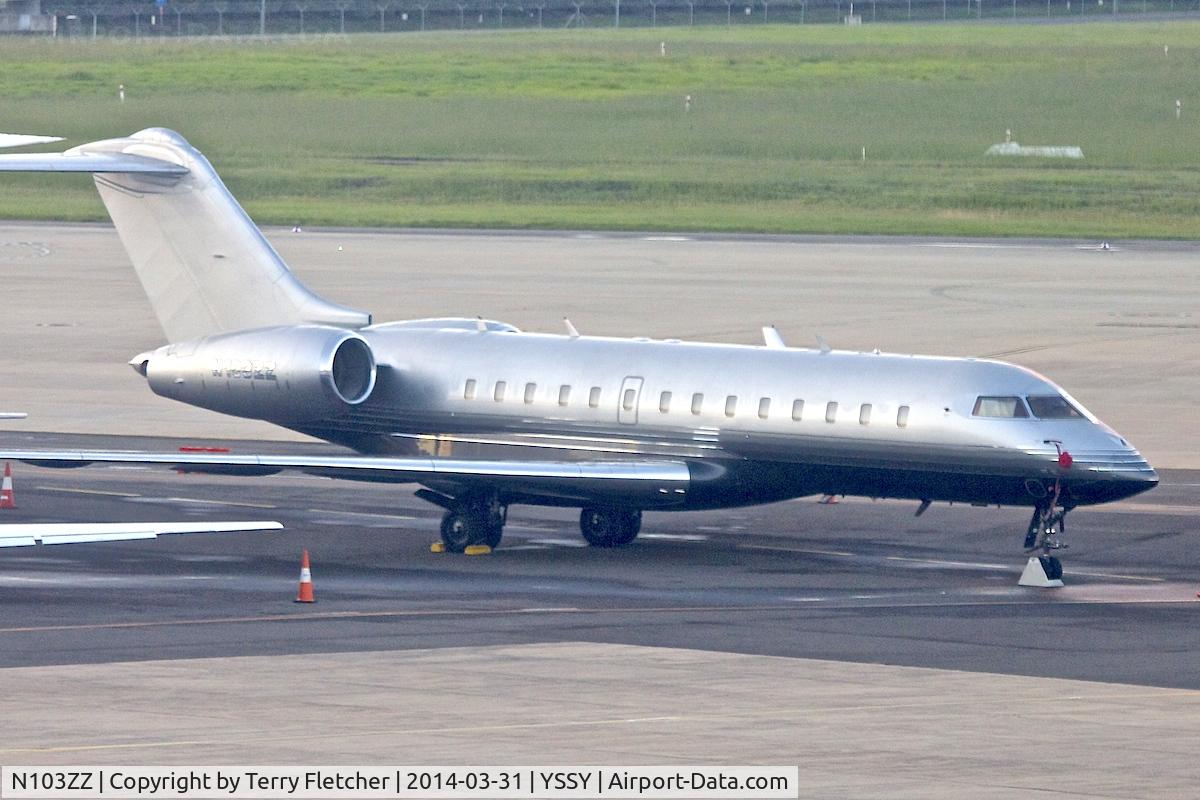 N103ZZ, 2008 Bombardier BD-700-1A11 Global 5000 C/N 9308, 2008 Bombardier BD-700-1A11, c/n: 9308 at Sydney