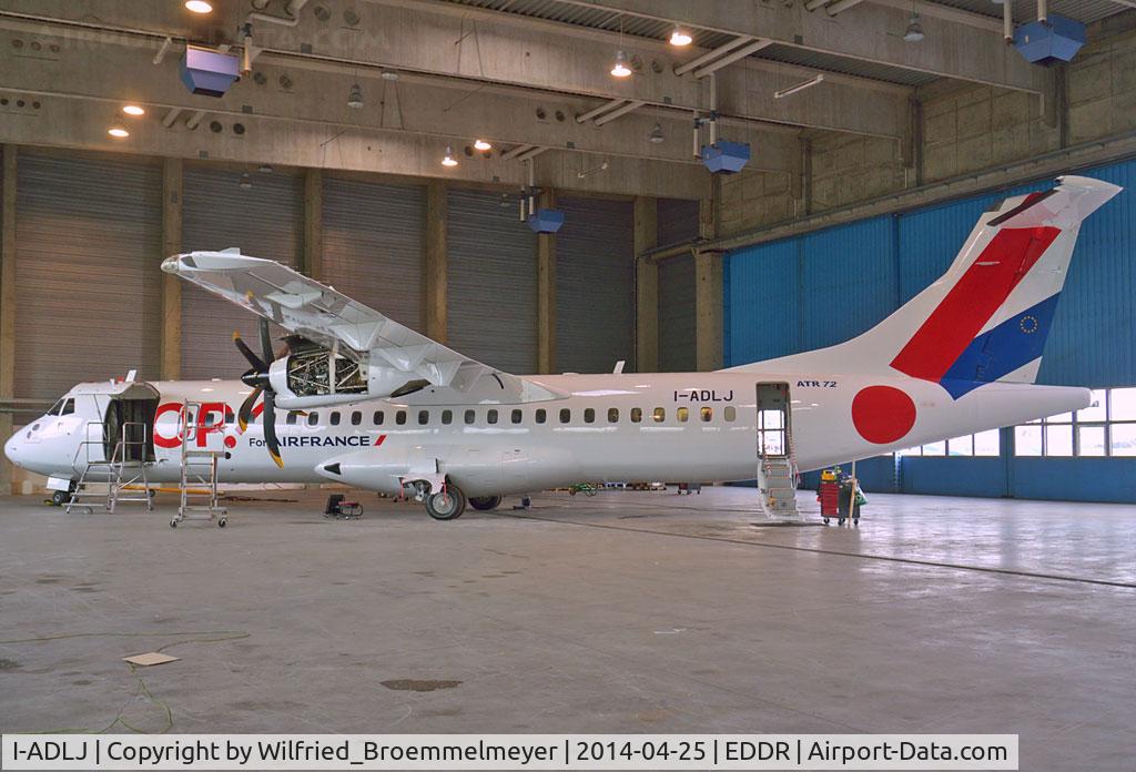 I-ADLJ, 2002 ATR 72-212A C/N 686, prepaired (some cabin work) for next operator HOP by Air France