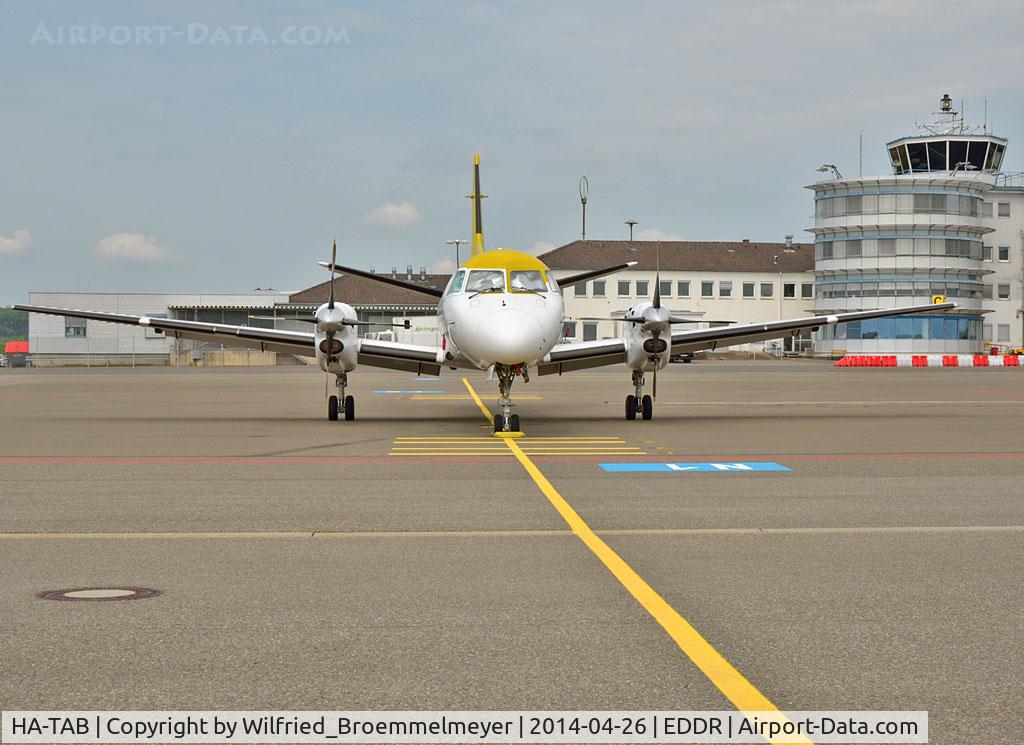 HA-TAB, 1987 Saab SF340A C/N 340A-083, Parked on apron at Saarbruecken Airport