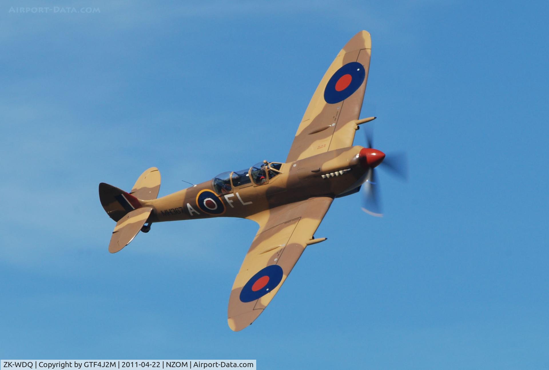 ZK-WDQ, Supermarine 509 Spitfire TR.IX C/N CBAF.5487, ZK-WDQ 