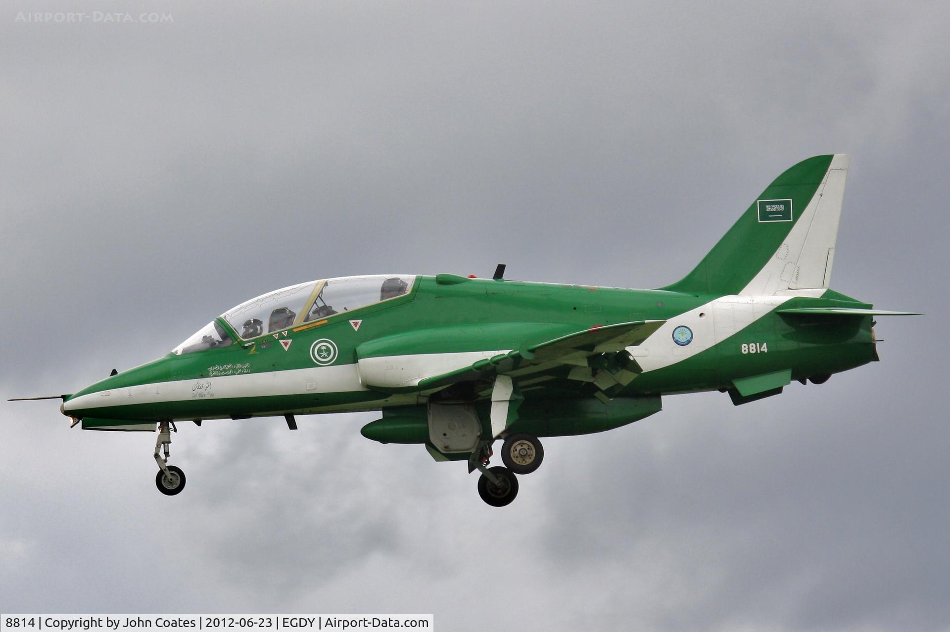 8814, British Aerospace Hawk 65A C/N SA024/328, Returning after display at RNAS day