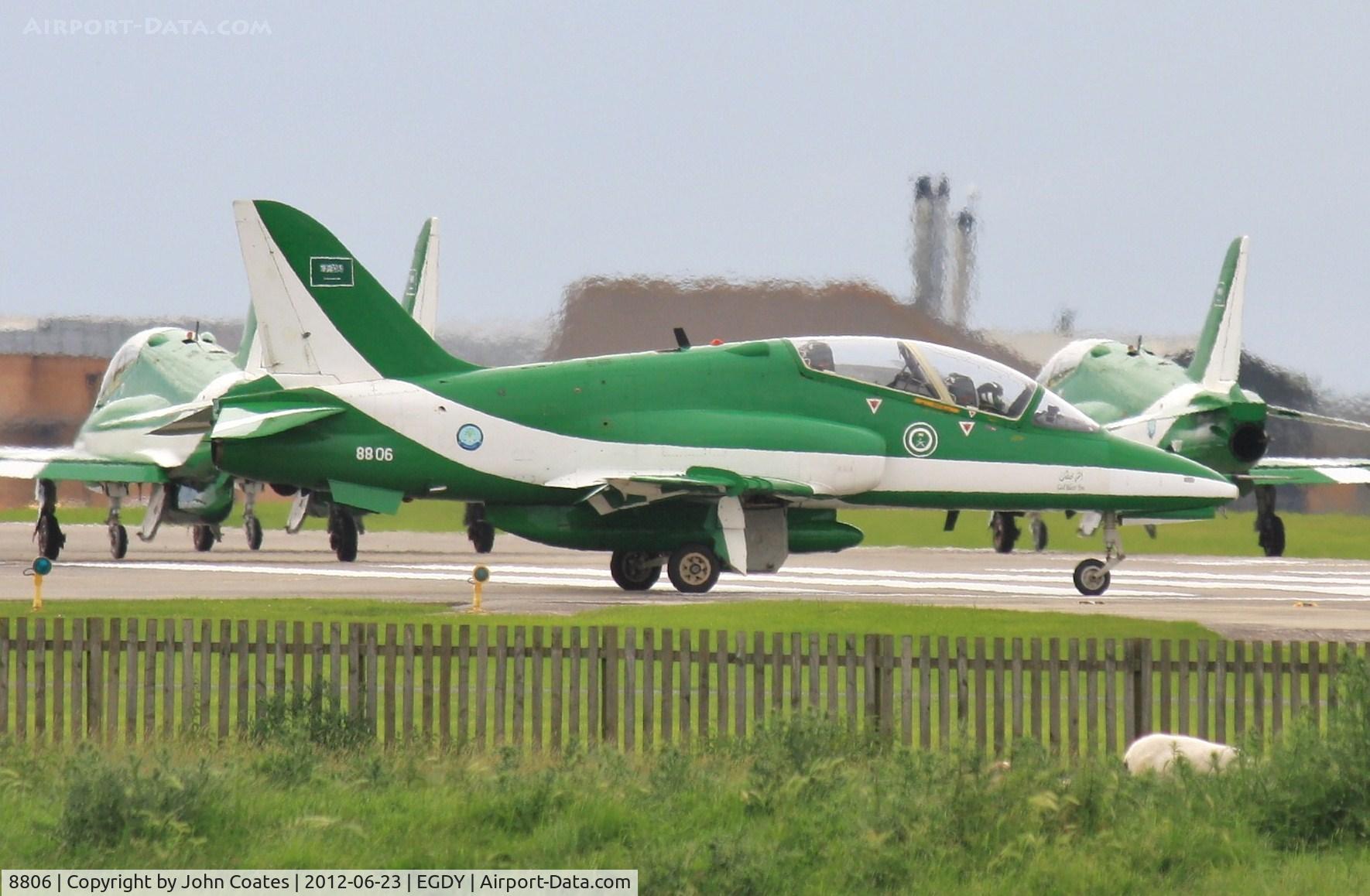 8806, British Aerospace Hawk 65A C/N 6Y020, About to display at RNAS open day