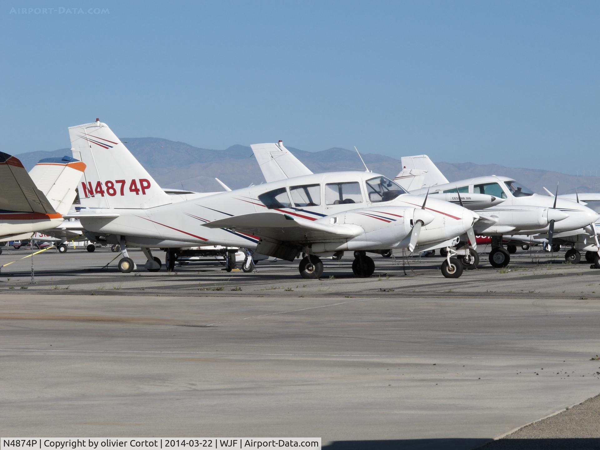 N4874P, 1961 Piper PA-23-250 C/N 27-454, LA county airshow