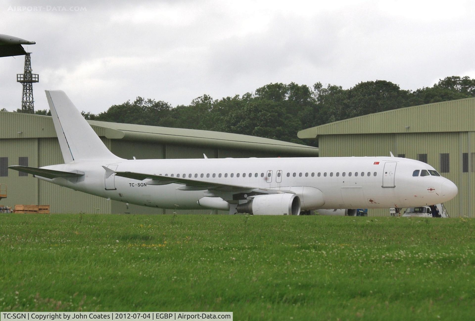 TC-SGN, 2001 Airbus A320-214 C/N 1605, SAGA airlines at ASI