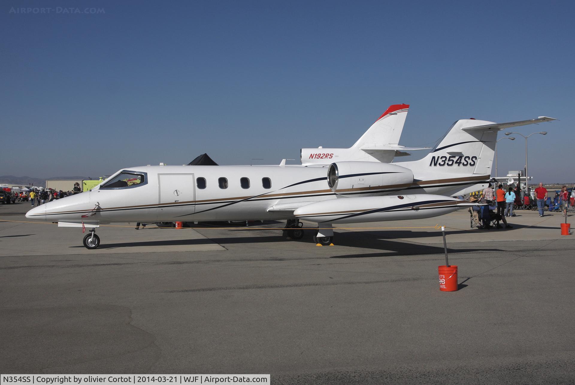 N354SS, Learjet Inc 35A C/N 112, LA county airshow