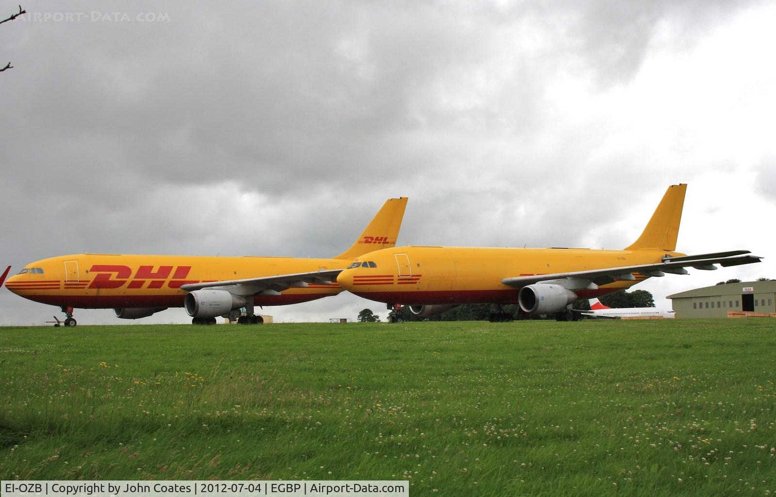 EI-OZB, 1982 Airbus A300B4-103(F) C/N 184, With EI-OZC for scrapping