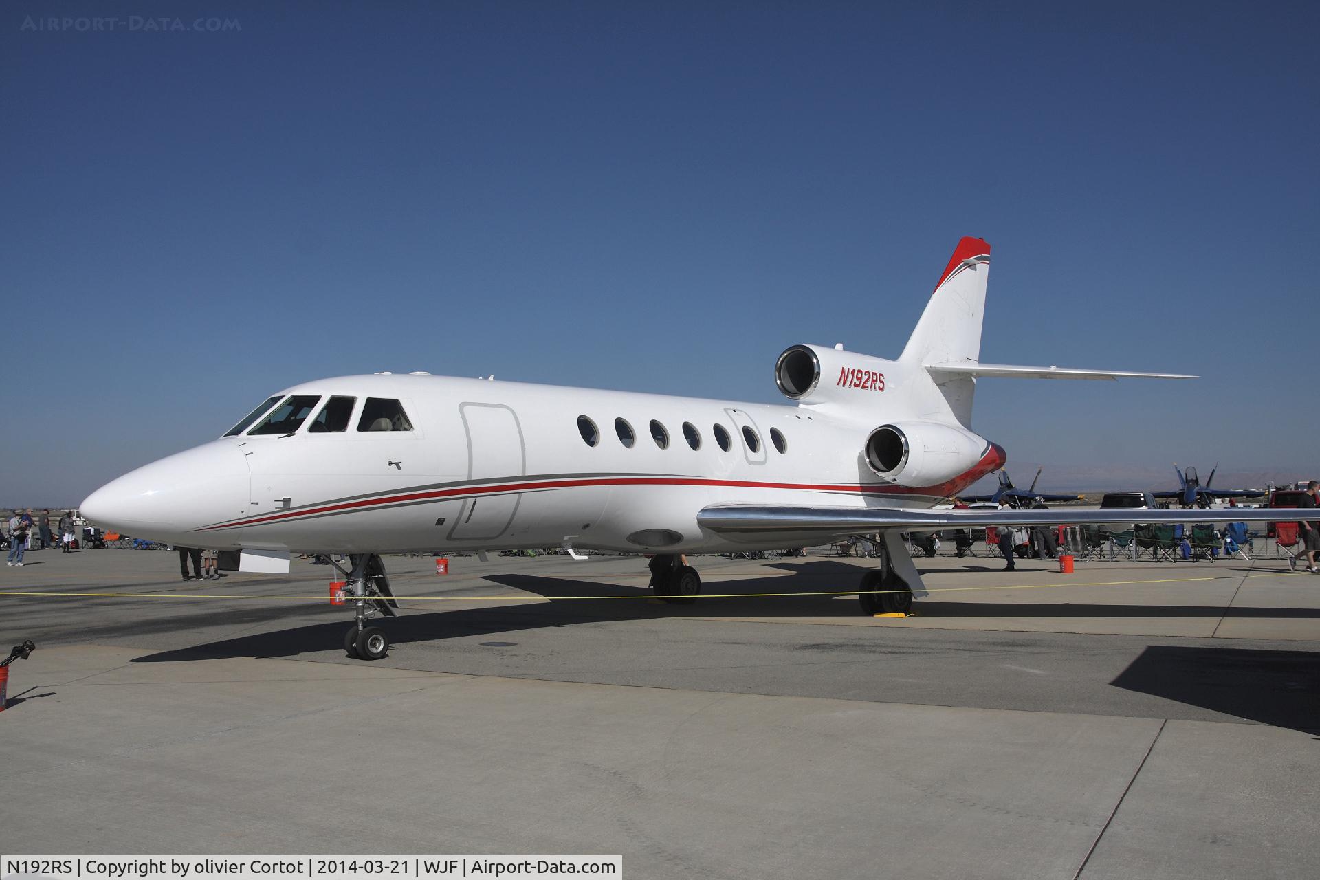 N192RS, 1990 Dassault Falcon 50 C/N 207, LA county airshow