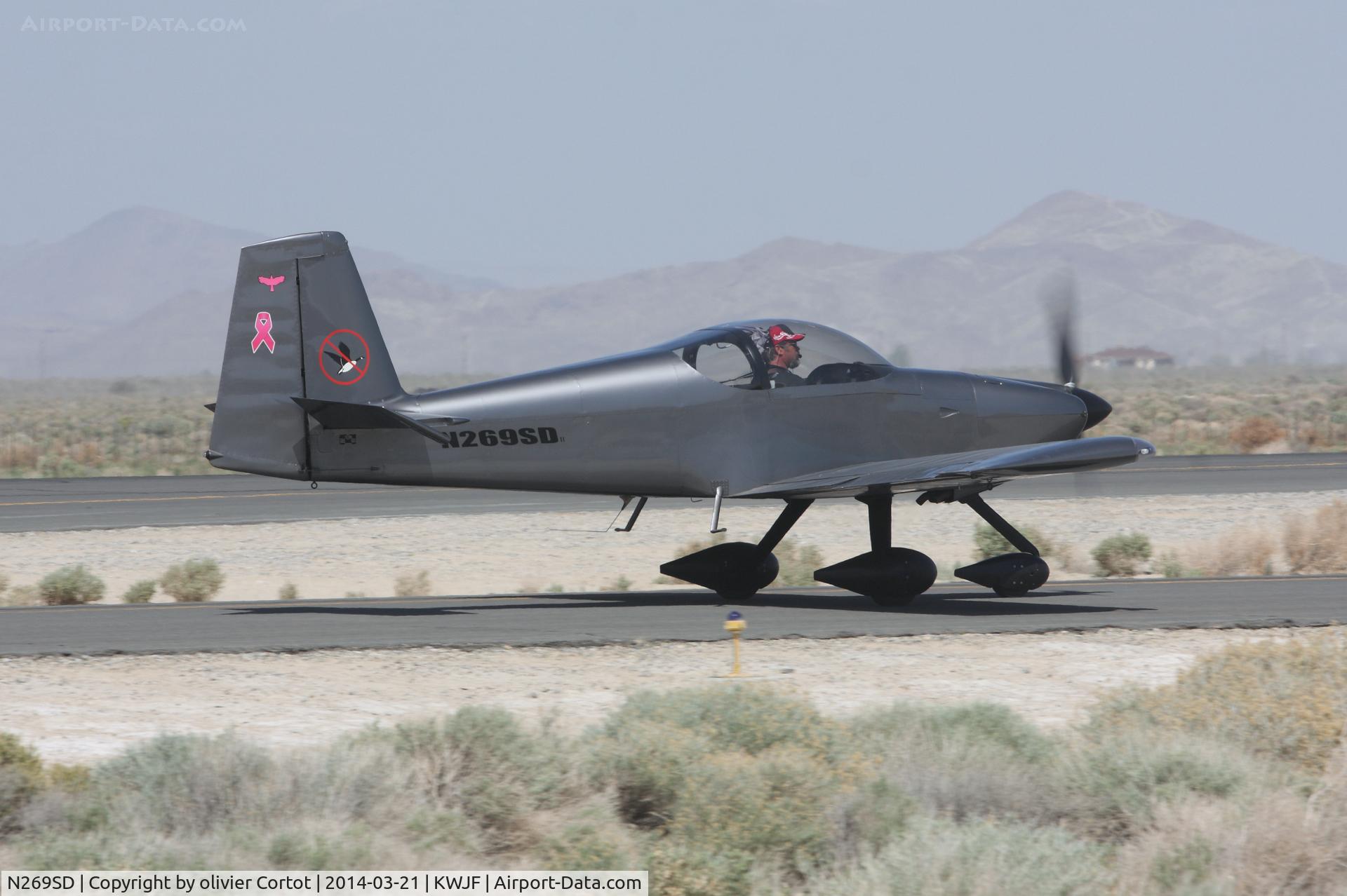 N269SD, 2007 Vans RV-7A C/N 72505, LA county airshow