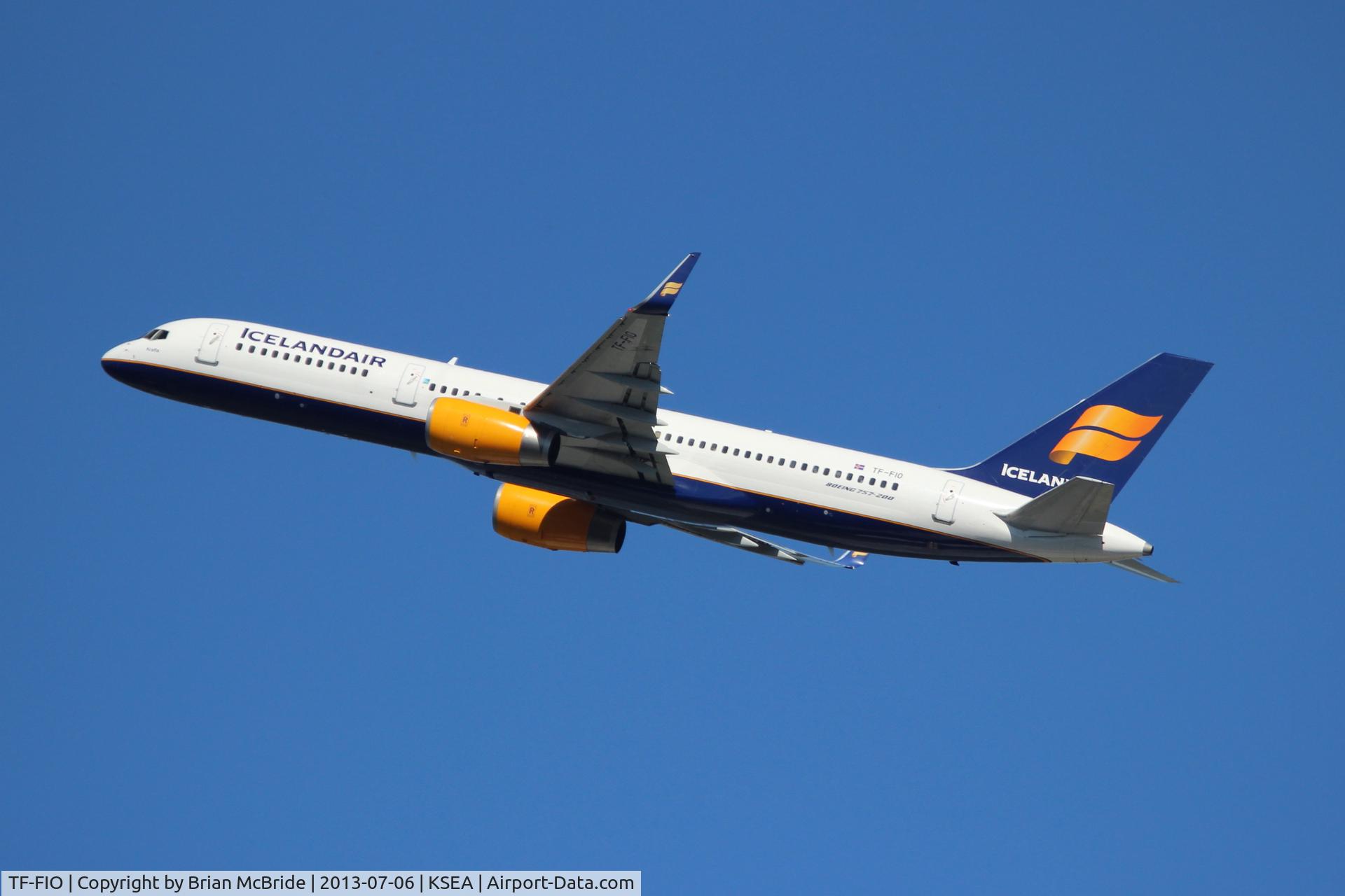TF-FIO, 1999 Boeing 757-208 C/N 29436, Icelandair. 757-208. TF-FIO cn 29436 859. Seattle Tacoma - International (SEA KSEA). Image © Brian McBride. 06 July 2013