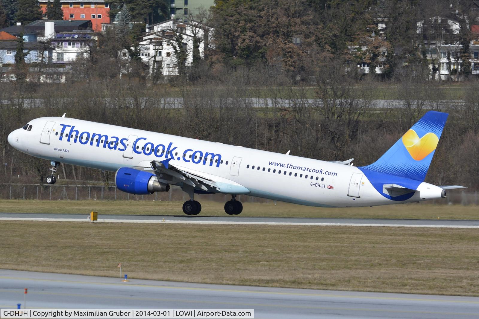 G-DHJH, 2000 Airbus A321-211 C/N 1238, Thomas Cook