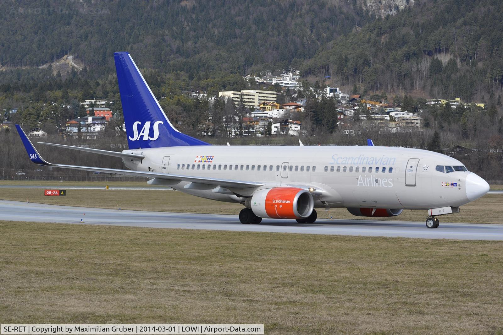 SE-RET, 2002 Boeing 737-76N C/N 32734, Scandinavian Airlines