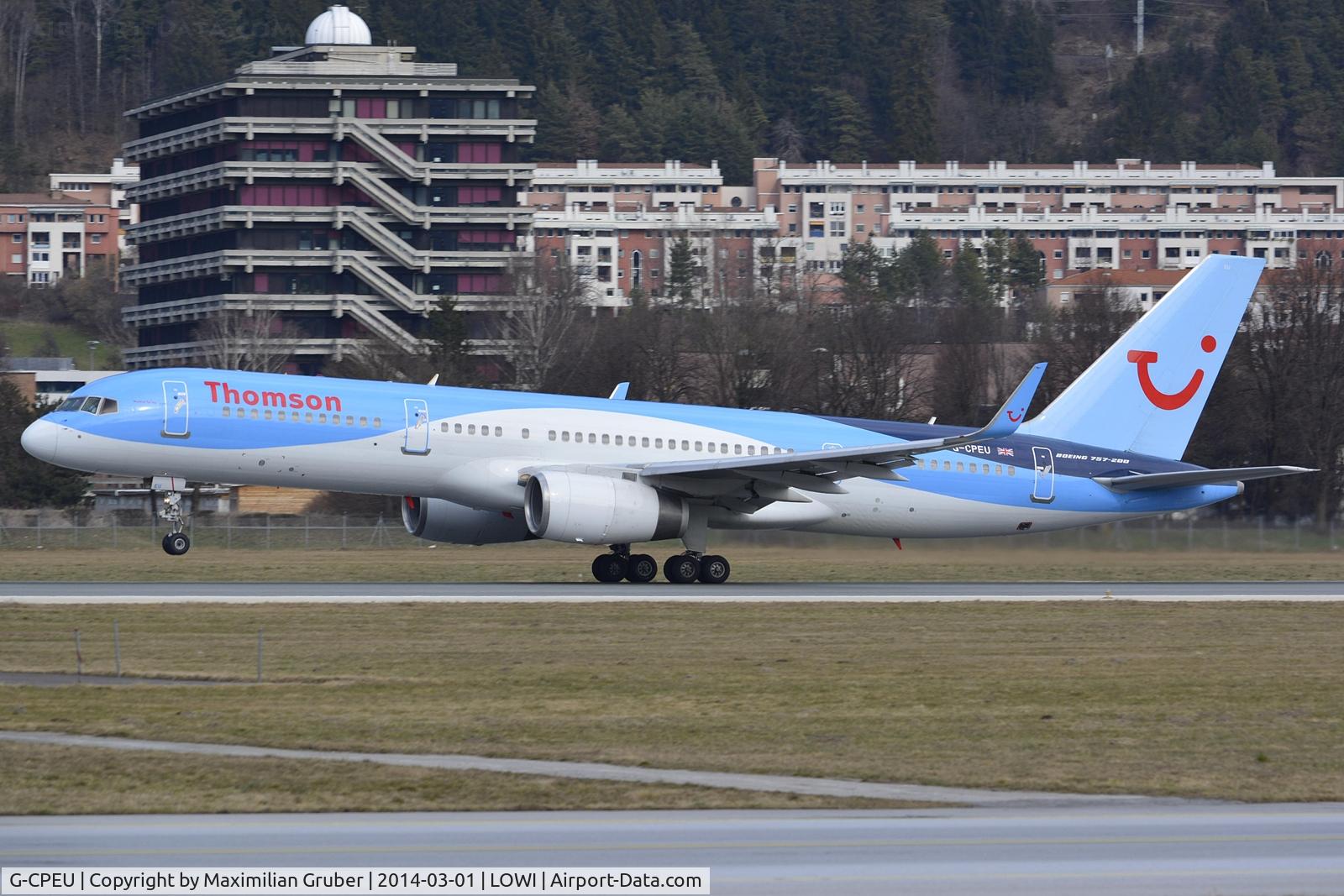 G-CPEU, 1999 Boeing 757-236 C/N 29941, Thomson Airways