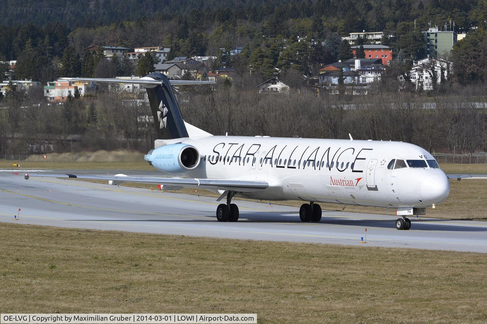 OE-LVG, 1994 Fokker 100 (F-28-0100) C/N 11520, Austrian/Tyrolean