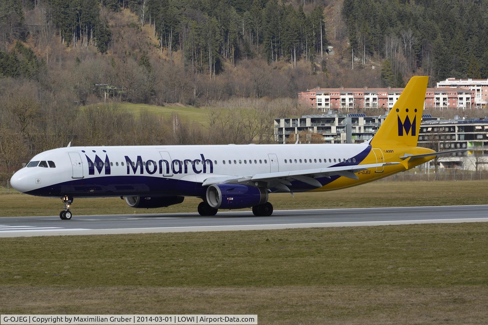 G-OJEG, 1999 Airbus A321-231 C/N 1015, Monarch Airlines