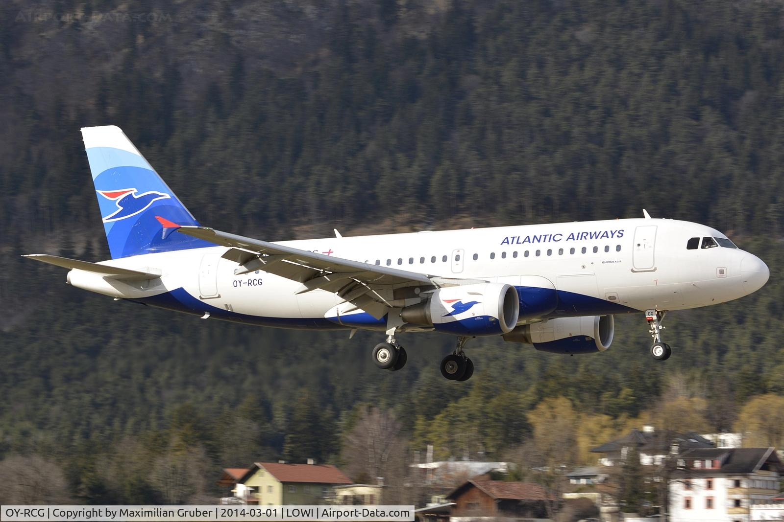OY-RCG, 2012 Airbus A319-115 C/N 5079, Atlantic Airways