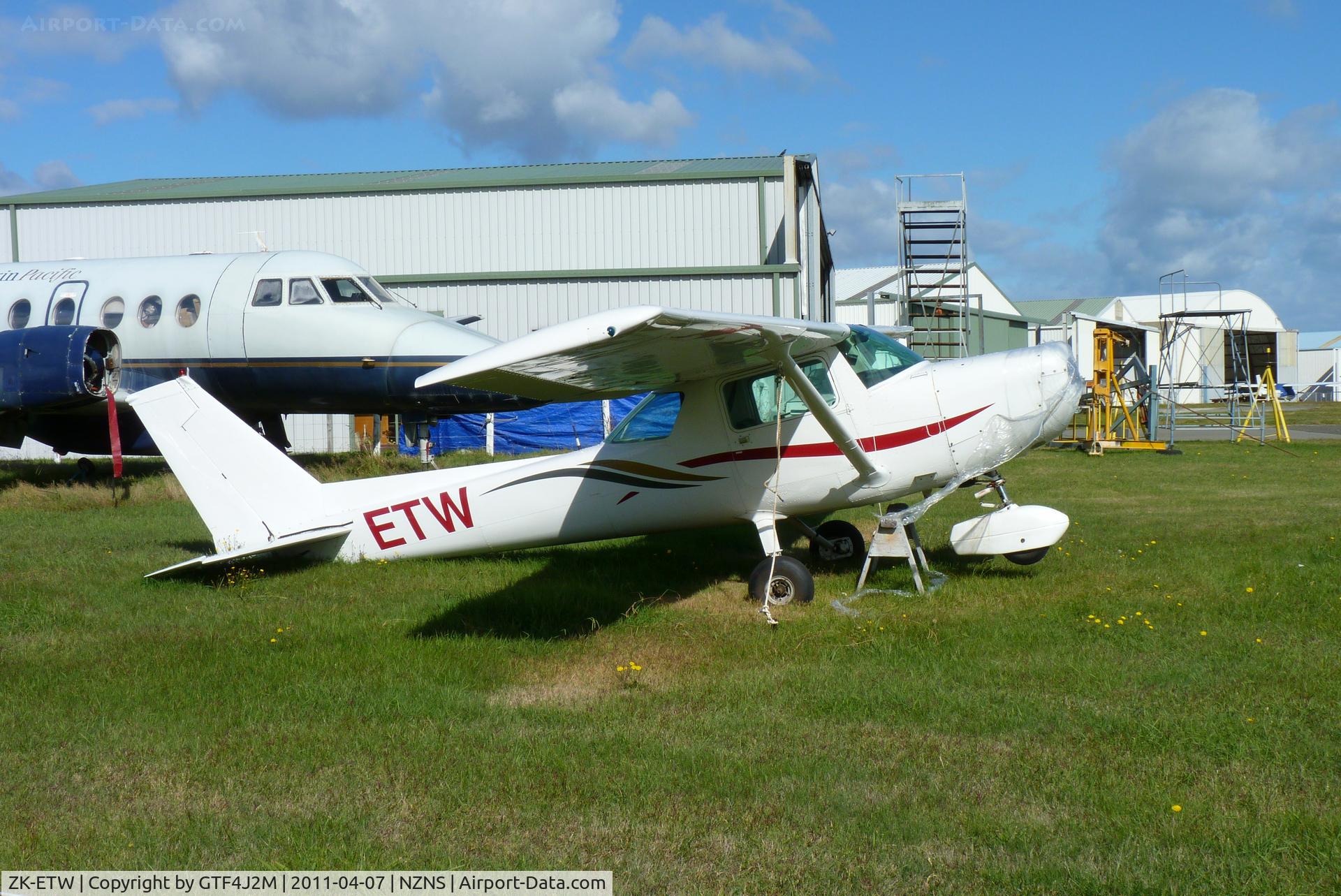 ZK-ETW, Cessna 152 C/N 15285059, ZK-ETW  awaiting maintenance at Nelson 7.4.11