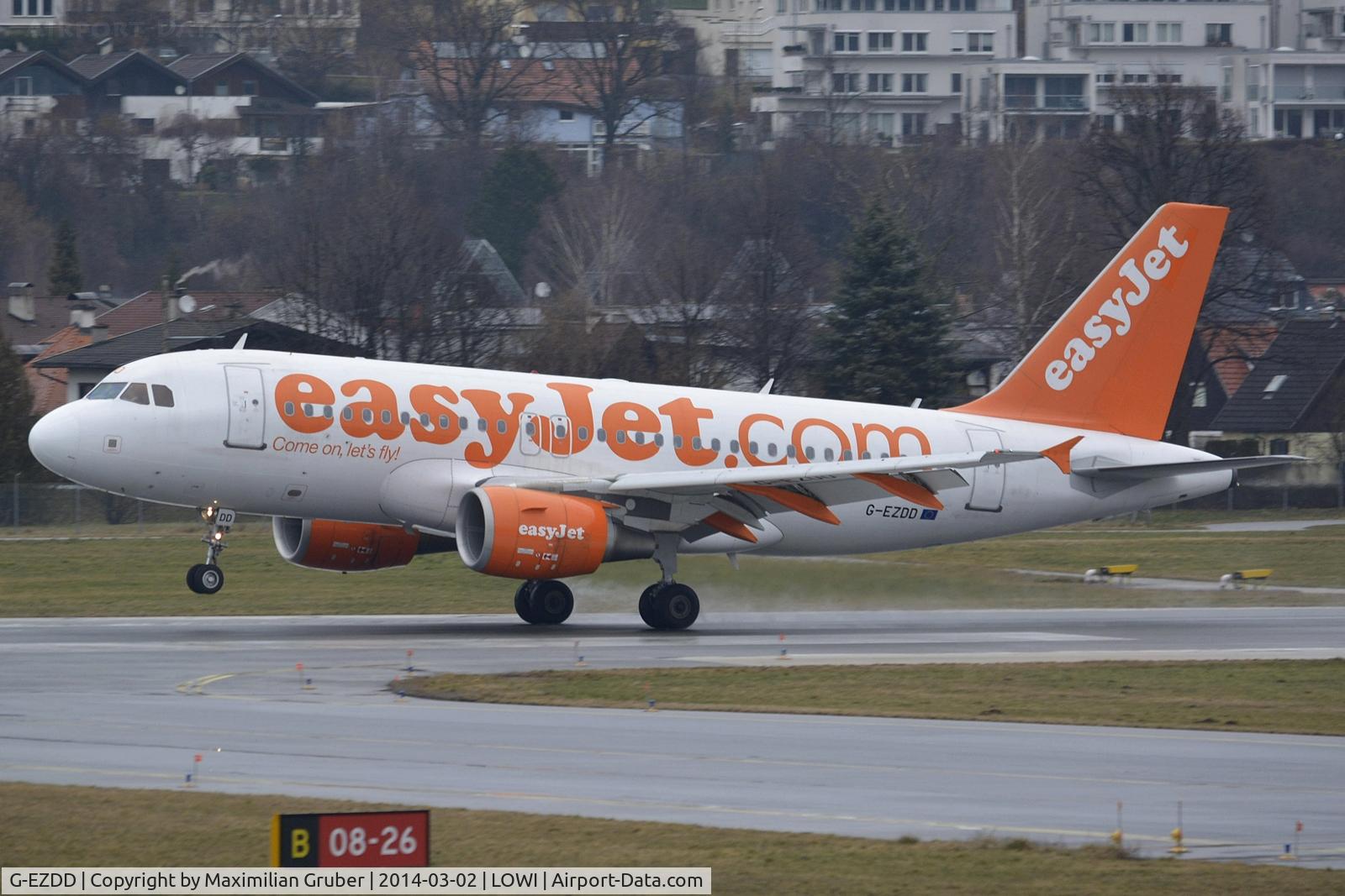 G-EZDD, 2008 Airbus A319-111 C/N 3442, EasyJet