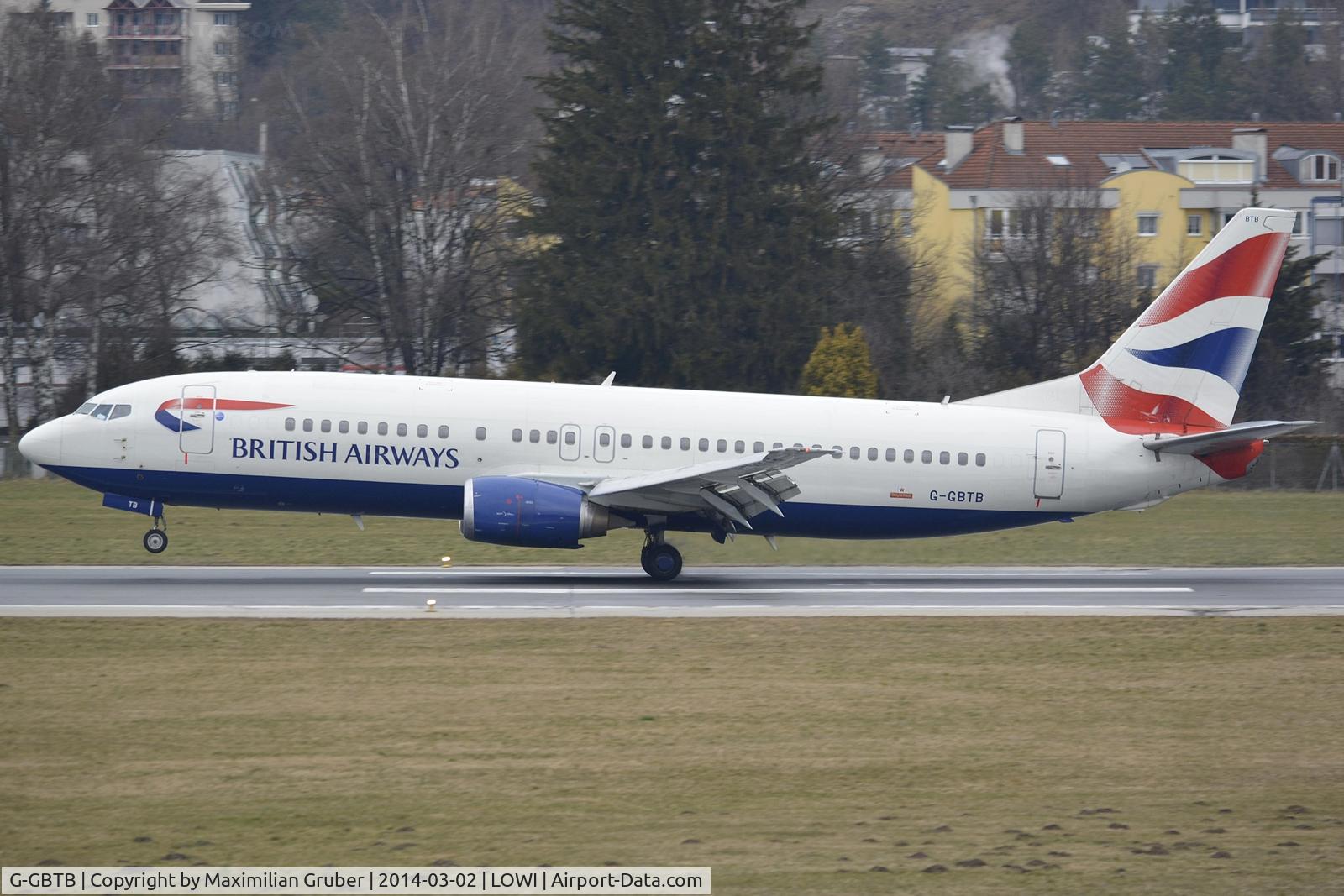 G-GBTB, 1993 Boeing 737-436 C/N 25860, British Airways