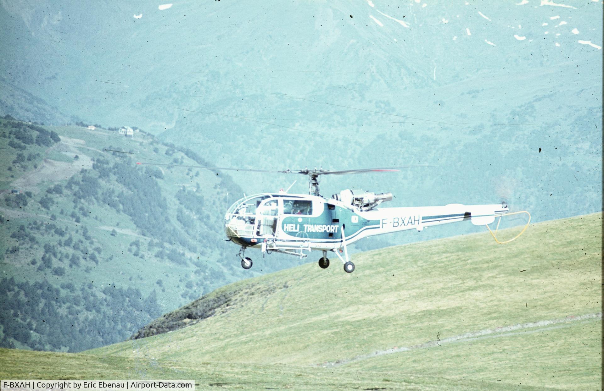 F-BXAH, Aerospatiale SA-319B Alouette III C/N 2174, Andorra, near Radio Andorra, measuring radio field strength, summer 1978