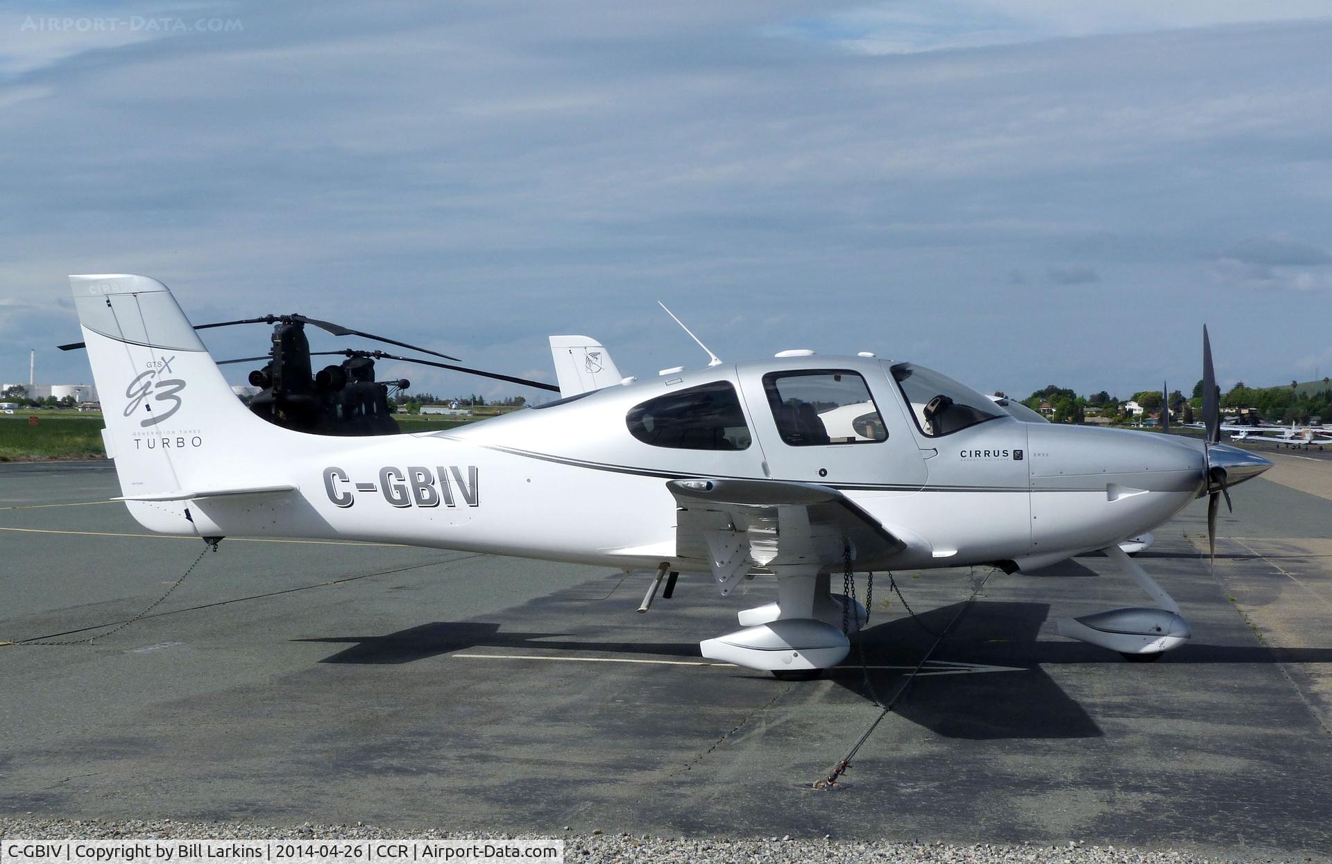C-GBIV, 2007 Cirrus SR22 G3 GTSX Turbo C/N 2602, Visitor again.