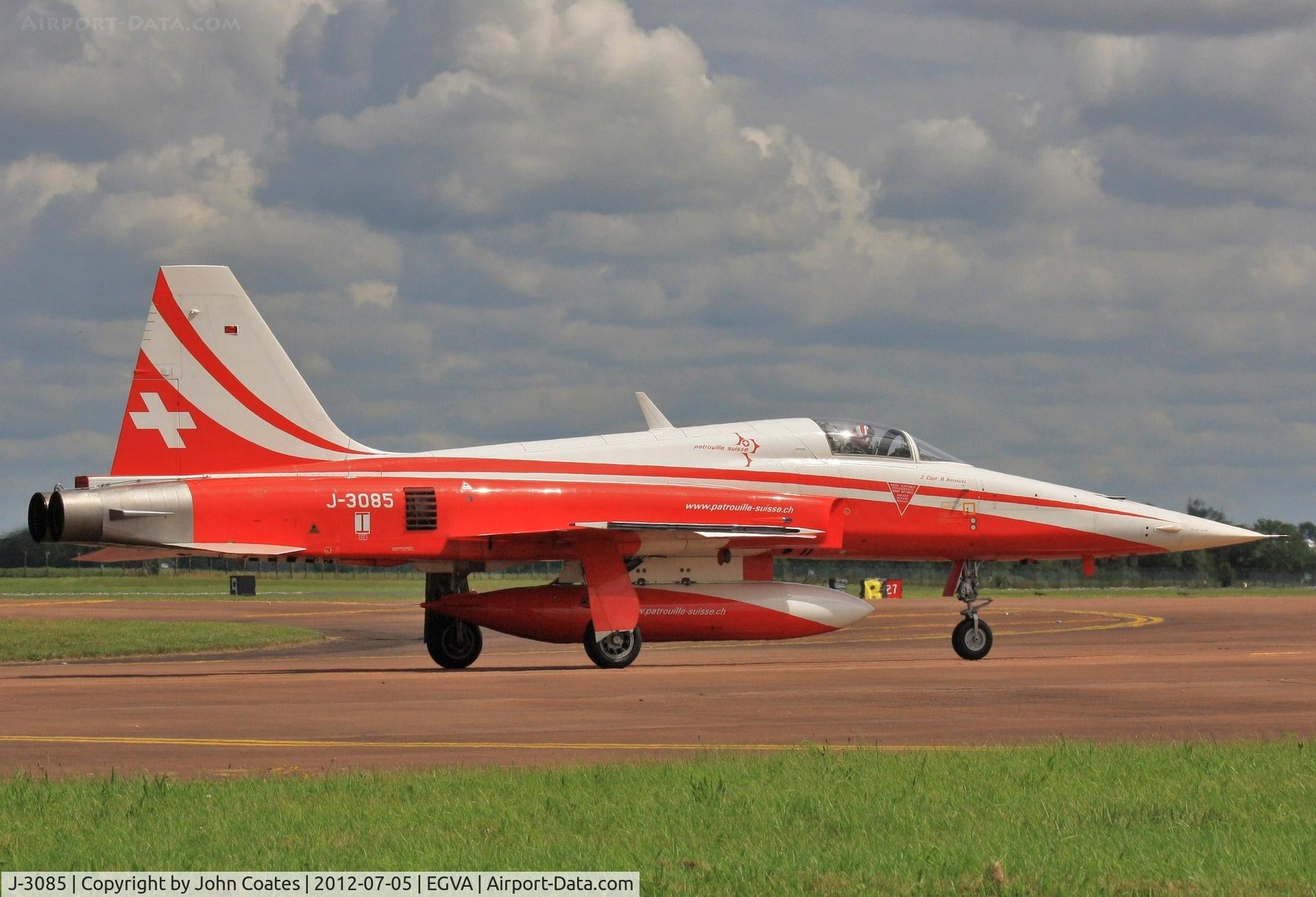 J-3085, Northrop F-5E Tiger II C/N L.1085, Arriving RIAT 2012