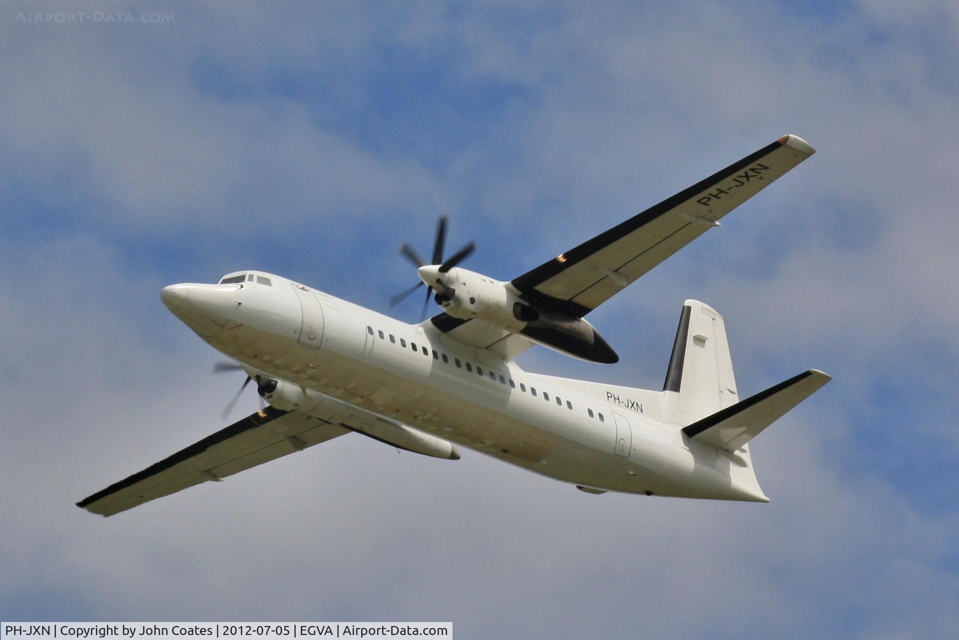 PH-JXN, 1991 Fokker 50 C/N 20239, At RIAT 2012