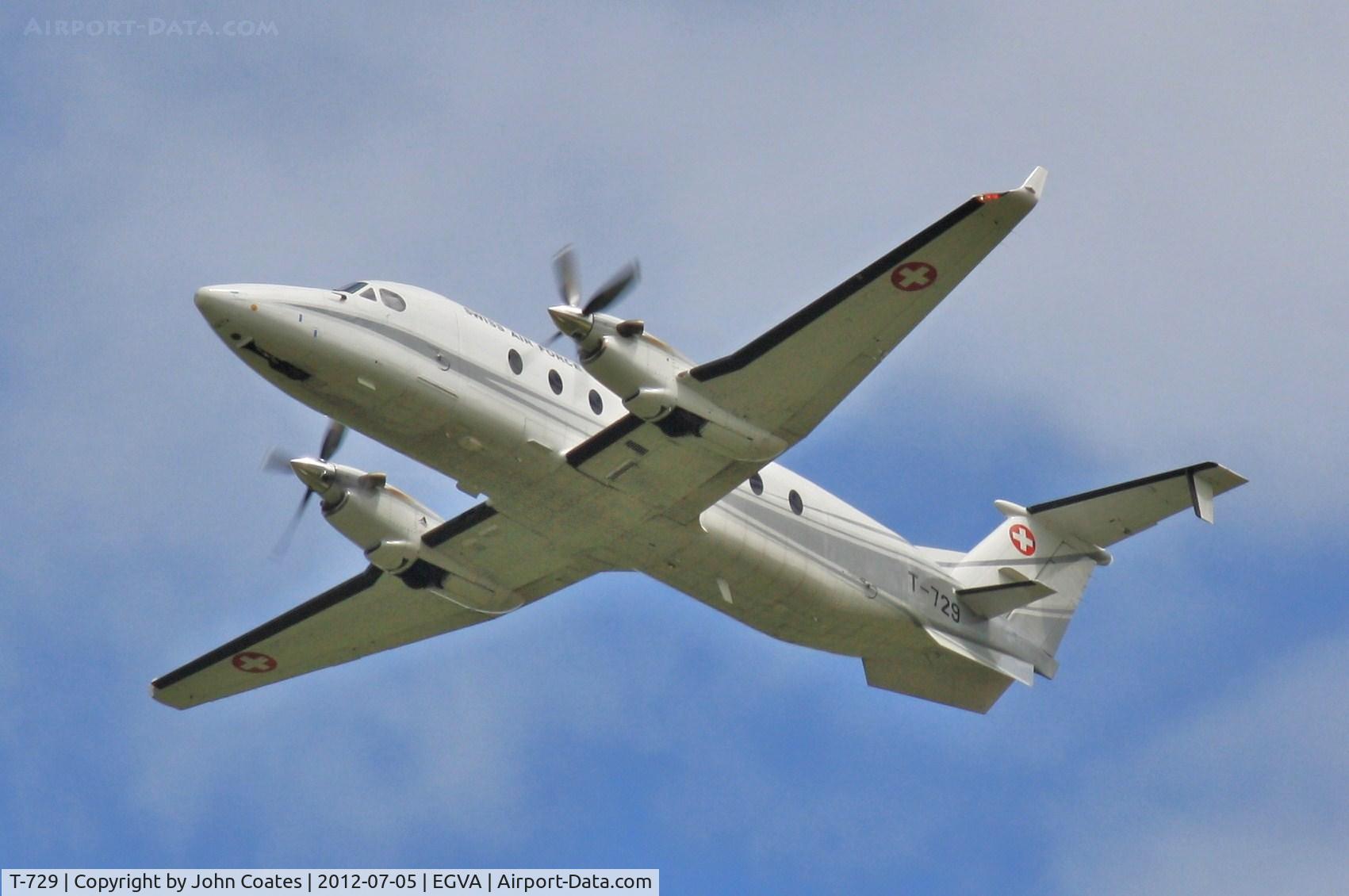 T-729, 1997 Beech 1900D C/N UE-288, At RIAT 2012