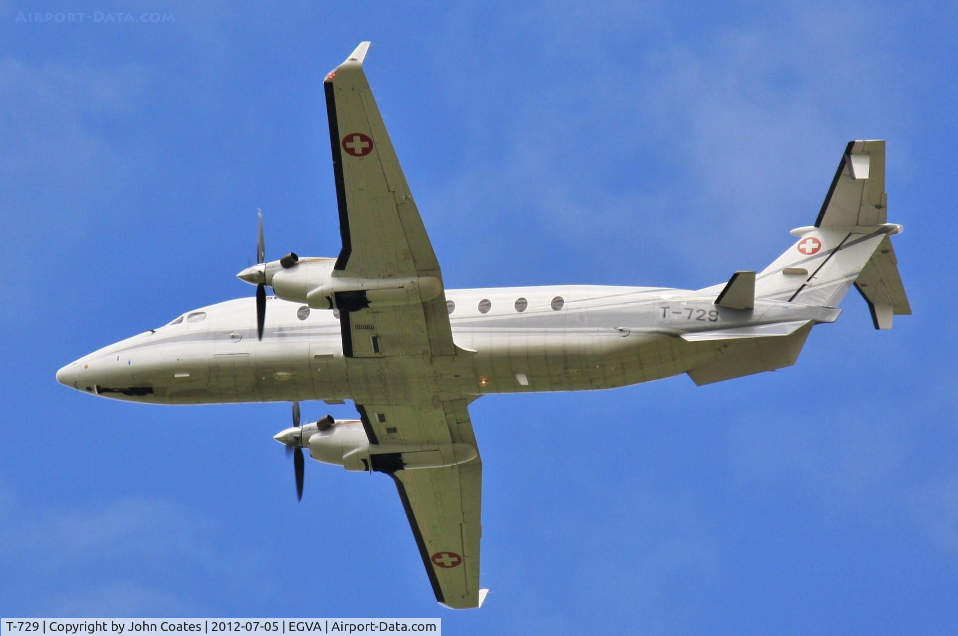 T-729, 1997 Beech 1900D C/N UE-288, RIAT 2012