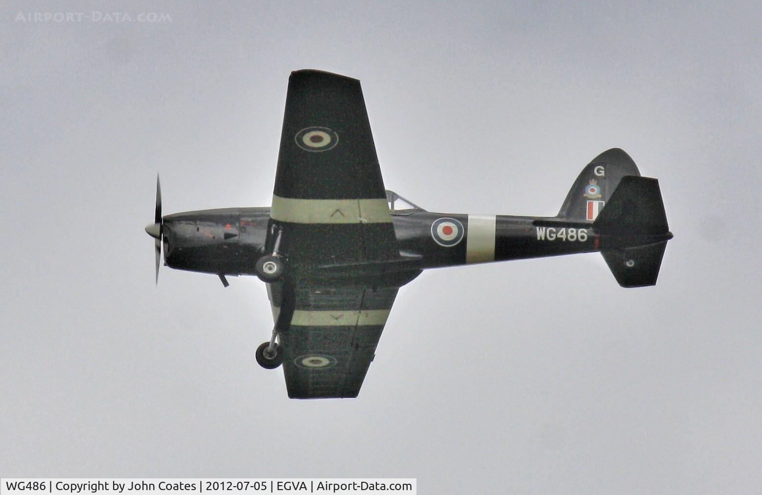 WG486, 1952 De Havilland DHC-1 Chipmunk T.10 C/N C1/0536-DHB.f421, RIAT 2012
