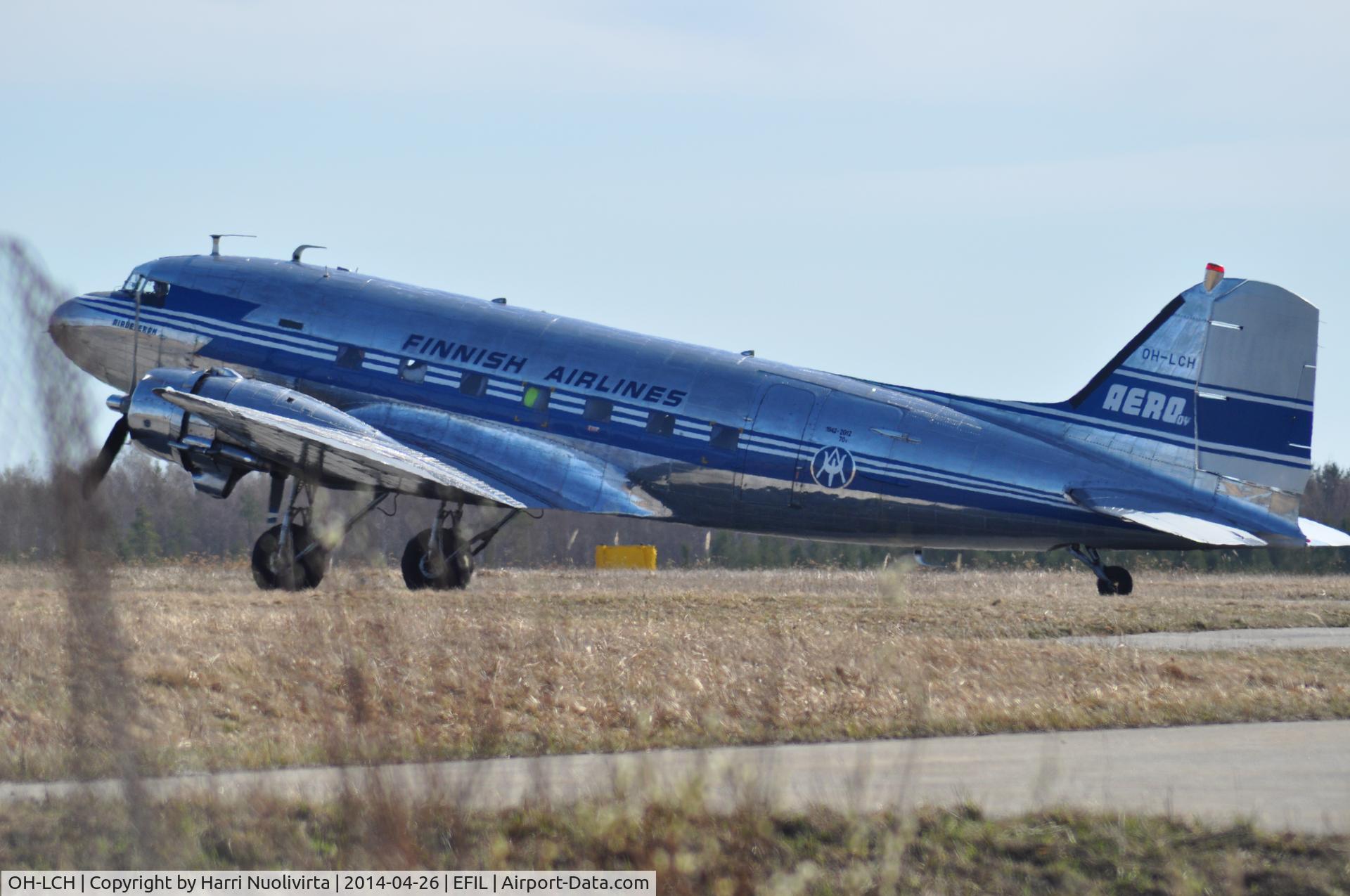 OH-LCH, 1942 Douglas C-53C Skytrooper C/N 6346, On its way