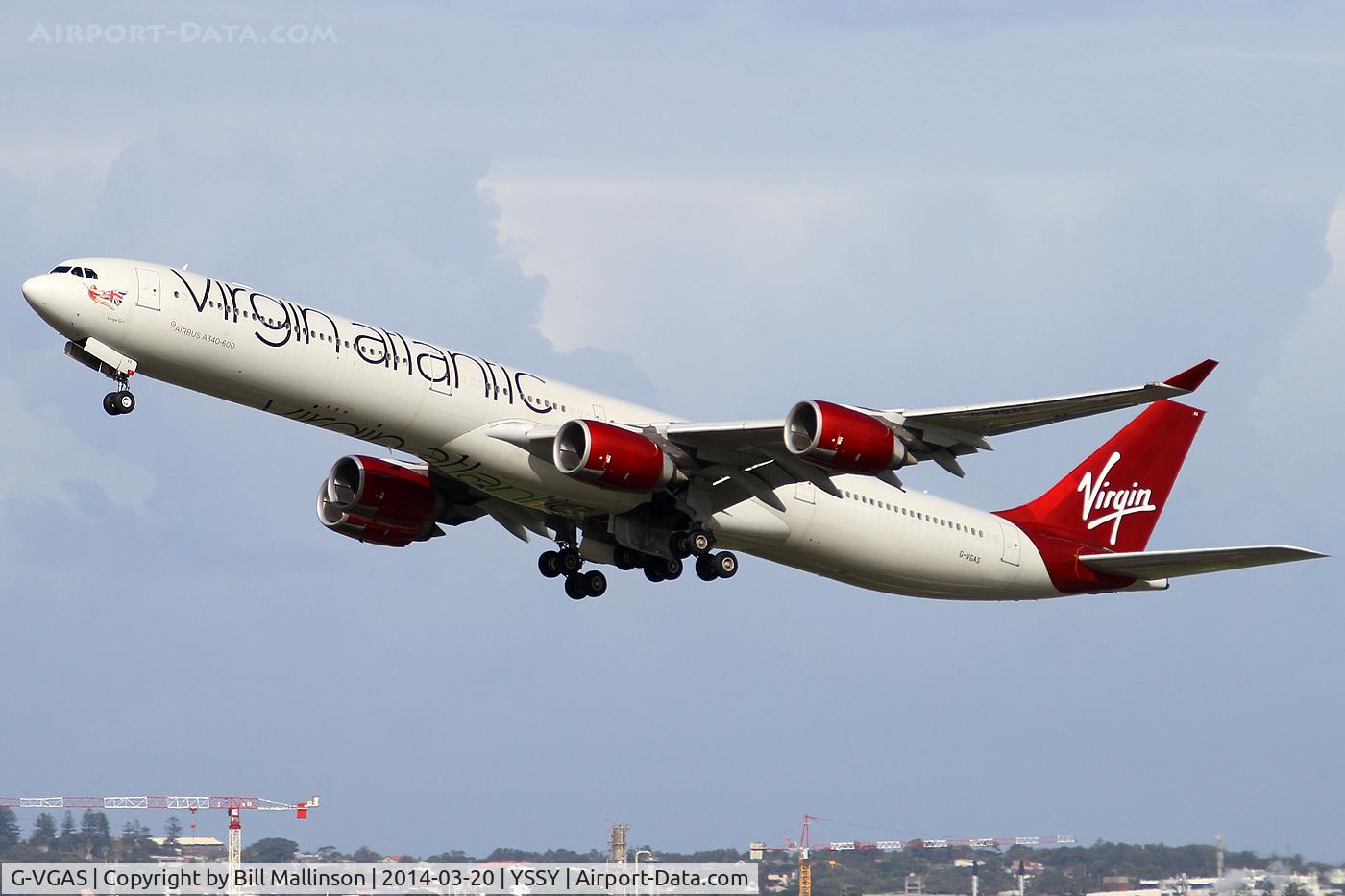G-VGAS, 2005 Airbus A340-642 C/N 639, away to HKG