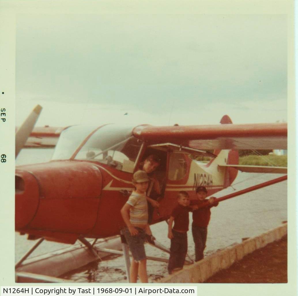 N1264H, 1948 Aeronca 15AC Sedan C/N 15AC-276, Lake Hood Seaplane Base Anchorage Alaska 1968