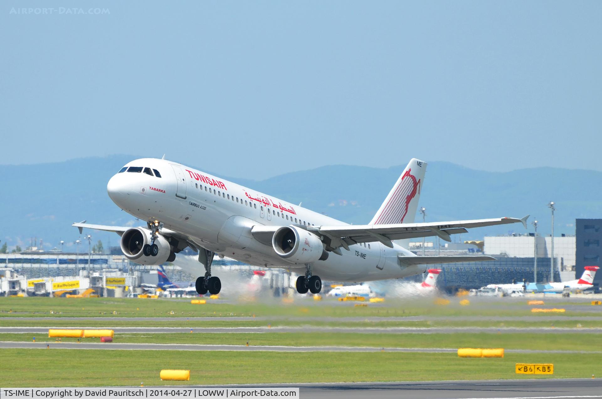 TS-IME, 1990 Airbus A320-211 C/N 123, Deprating to Tunis!