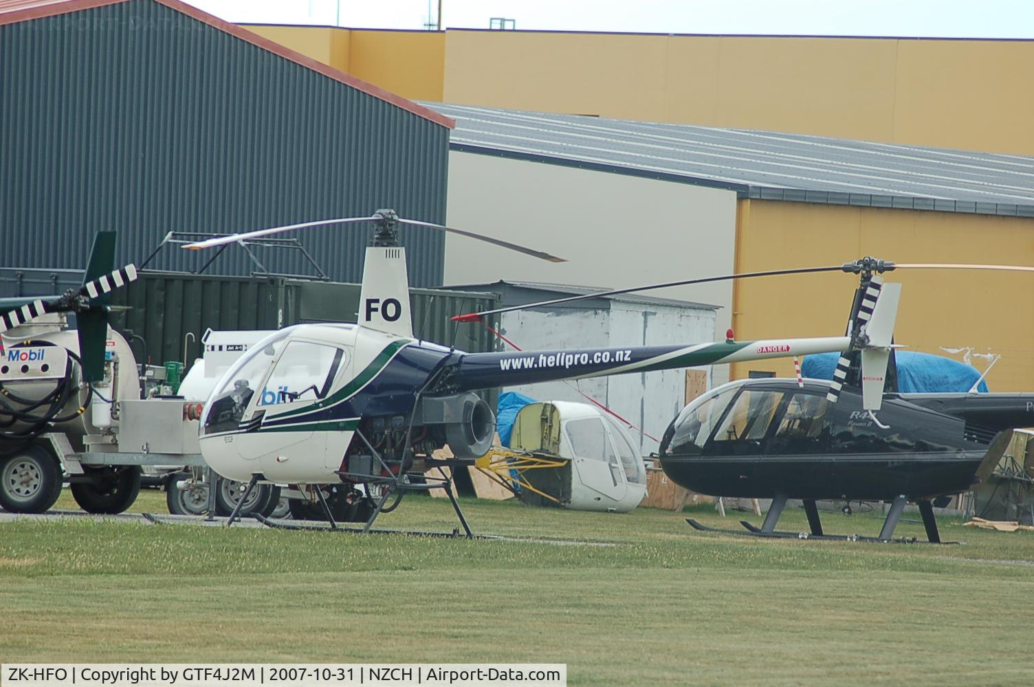 ZK-HFO, Robinson R22 Mariner C/N 2310M, ZK-HFO  Christchurch 31.10.07