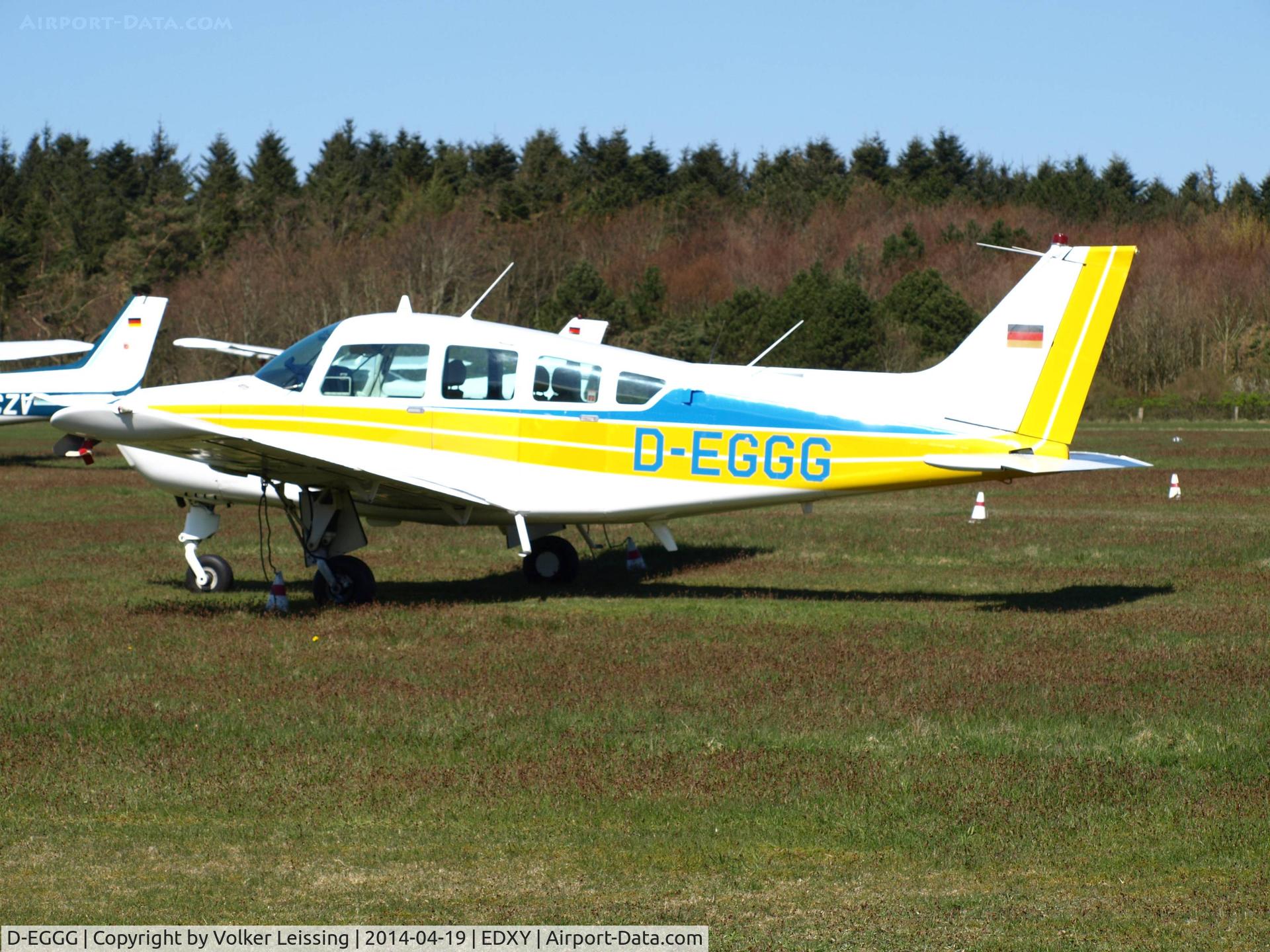 D-EGGG, 1980 Beech C24R C/N MC-626, parking