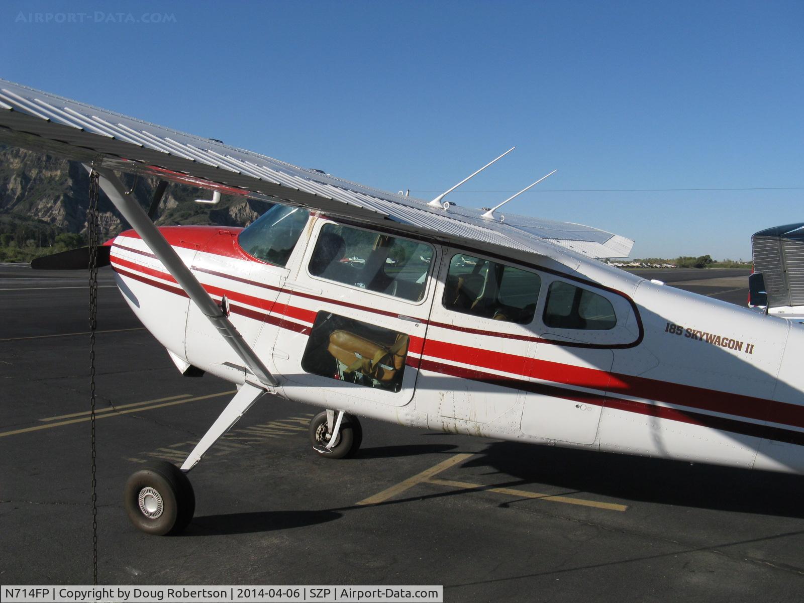 N714FP, 1982 Cessna A185F Skywagon 185 C/N 18504393, 1982 Cessna A185F SKYWAGON II, Continental IO-520-D 300 Hp, the A185F has factory float fittings, hence the windows mod